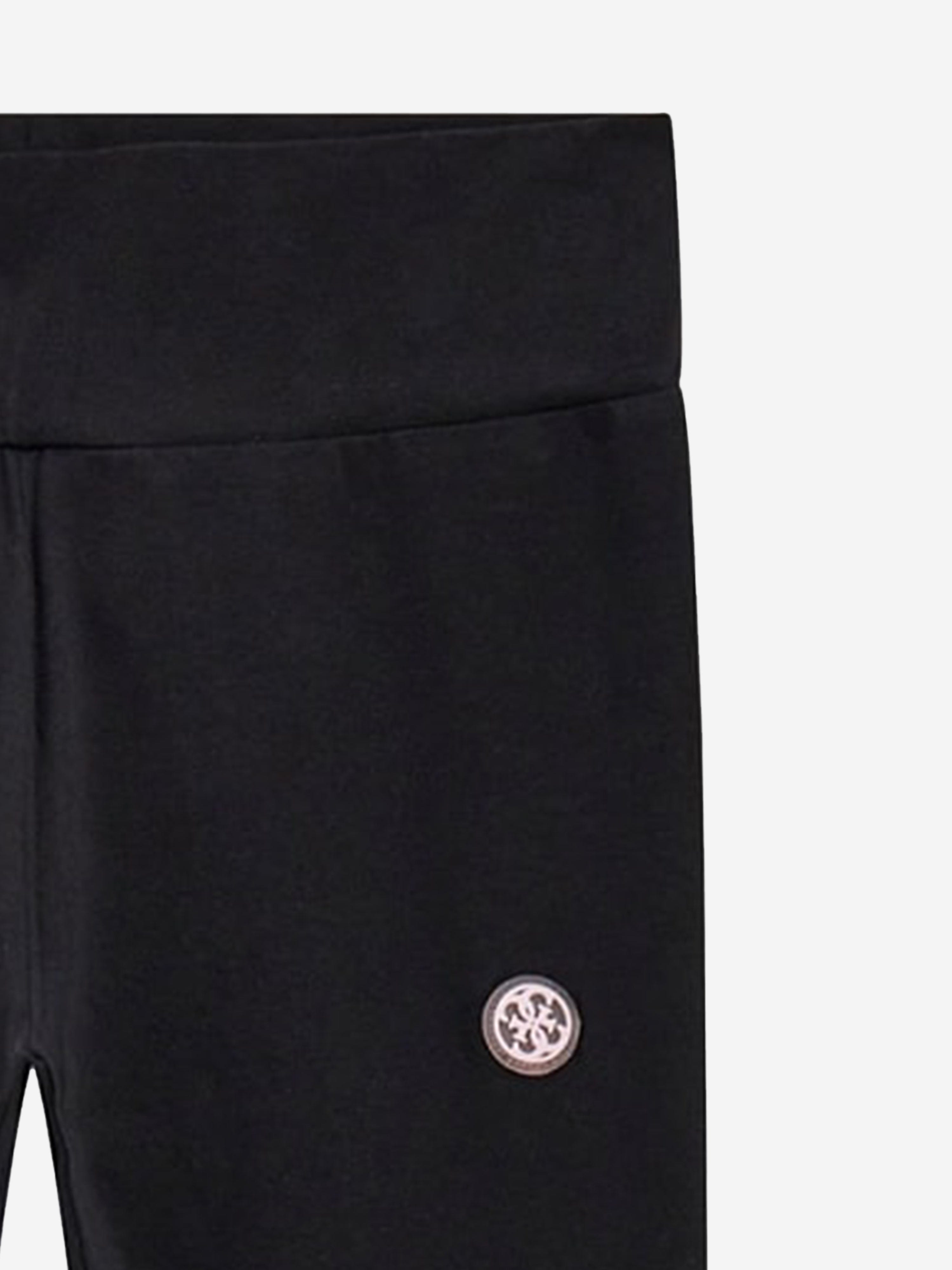 Girls Logo Leggings in Black