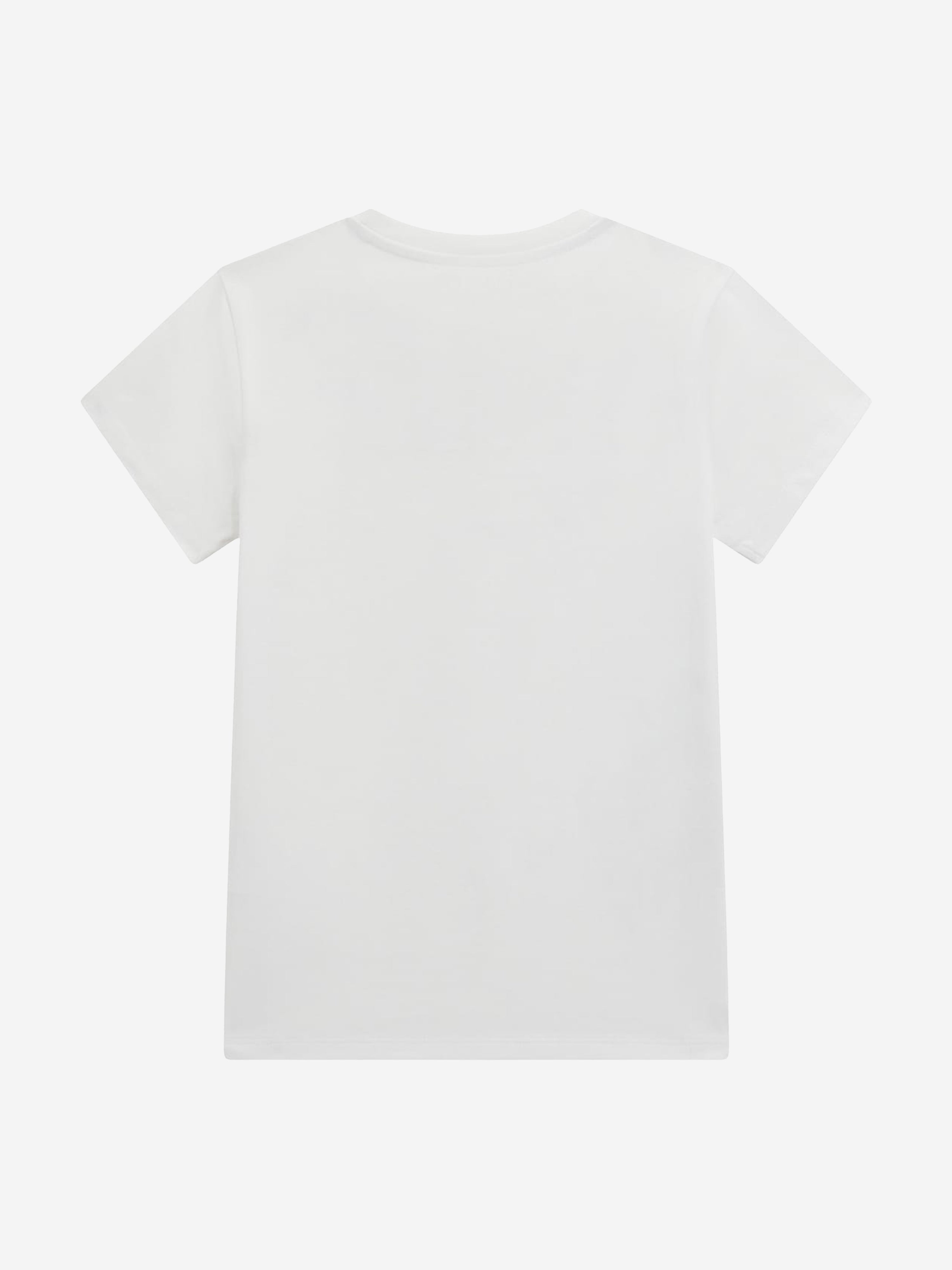 Girls Butterfly T-Shirt in White
