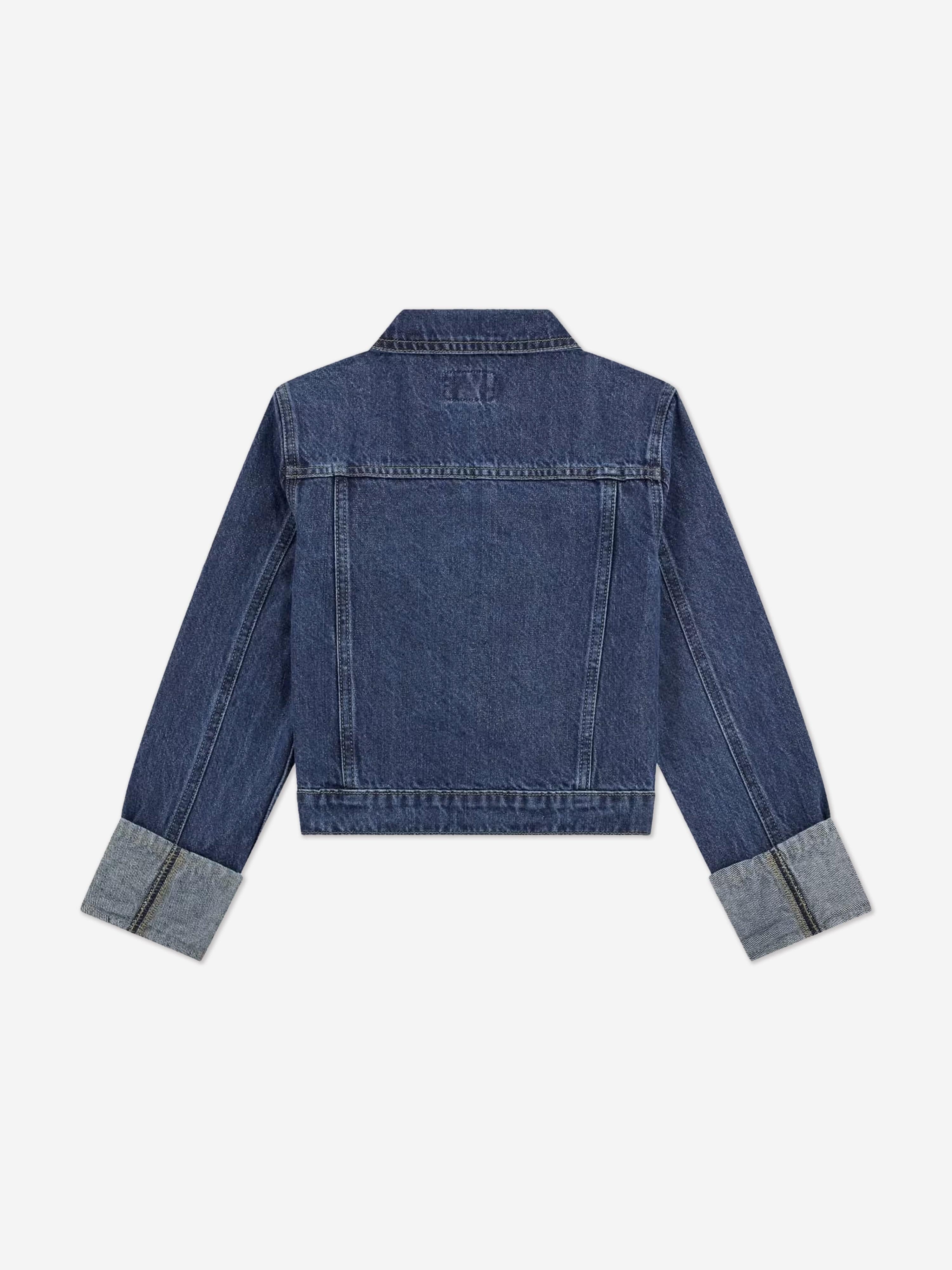 Girls Denim Jacket in Blue