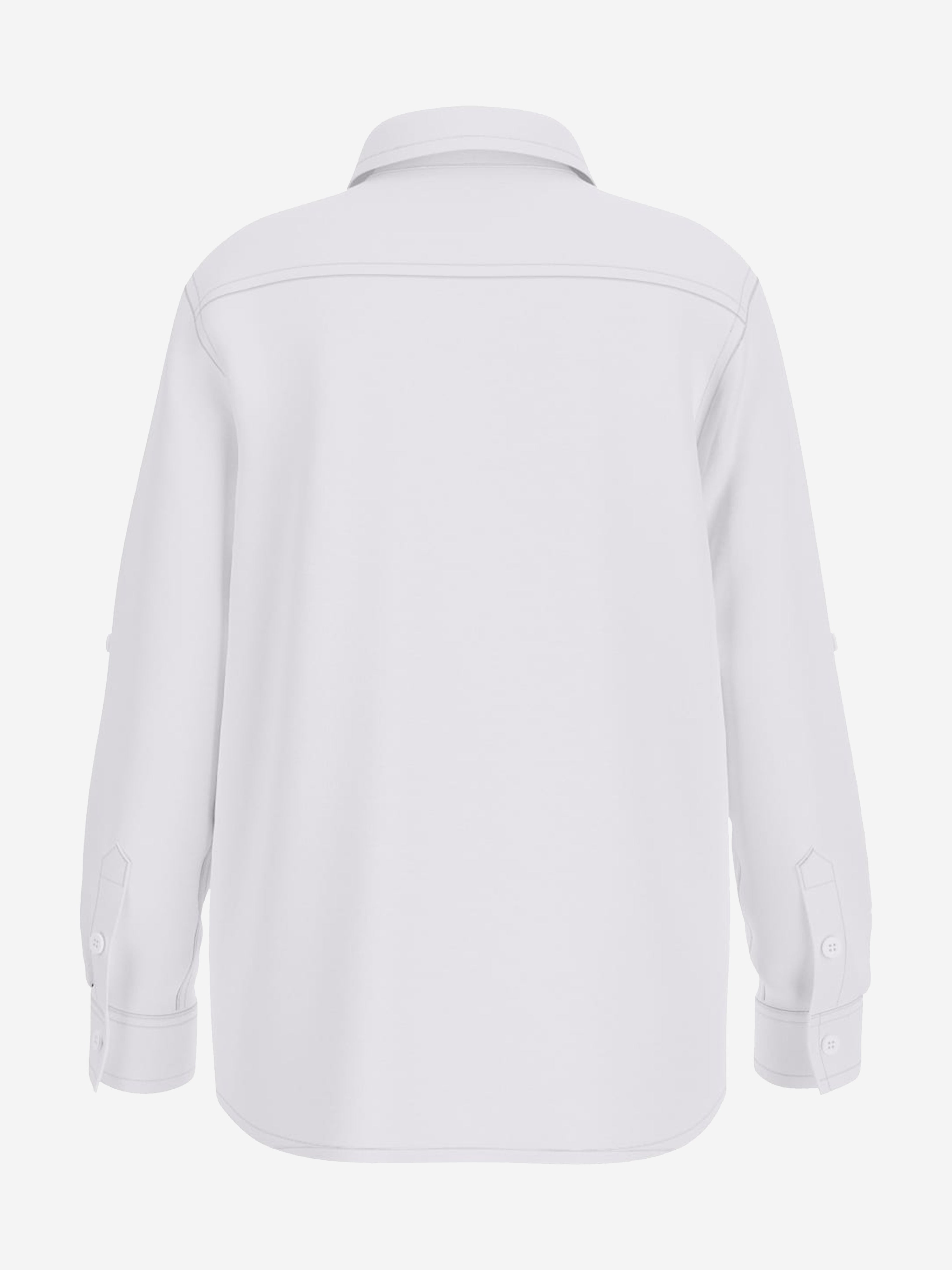 Boys Bear Oxford Shirt in White