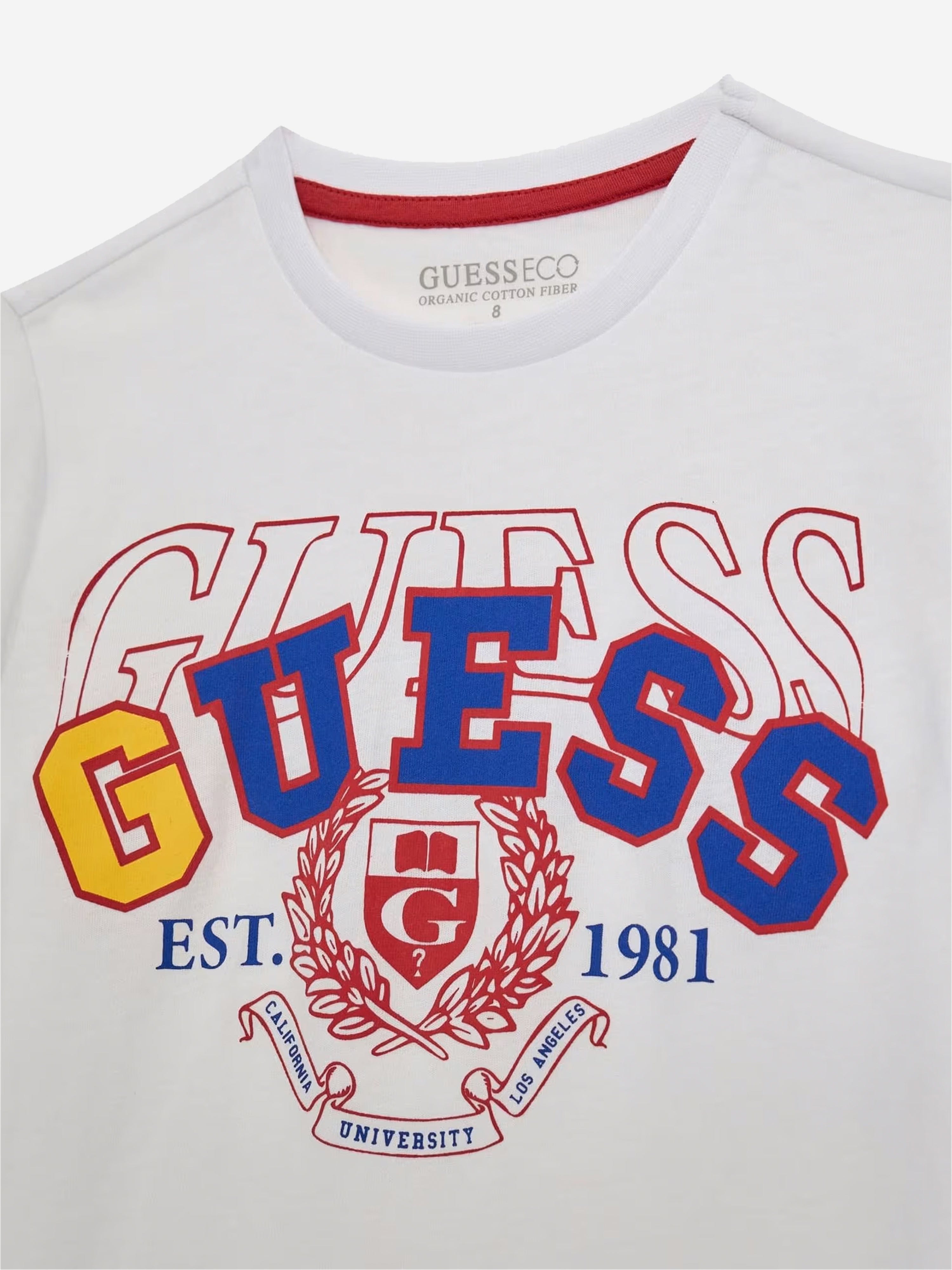 Boys Logo T-Shirt in White