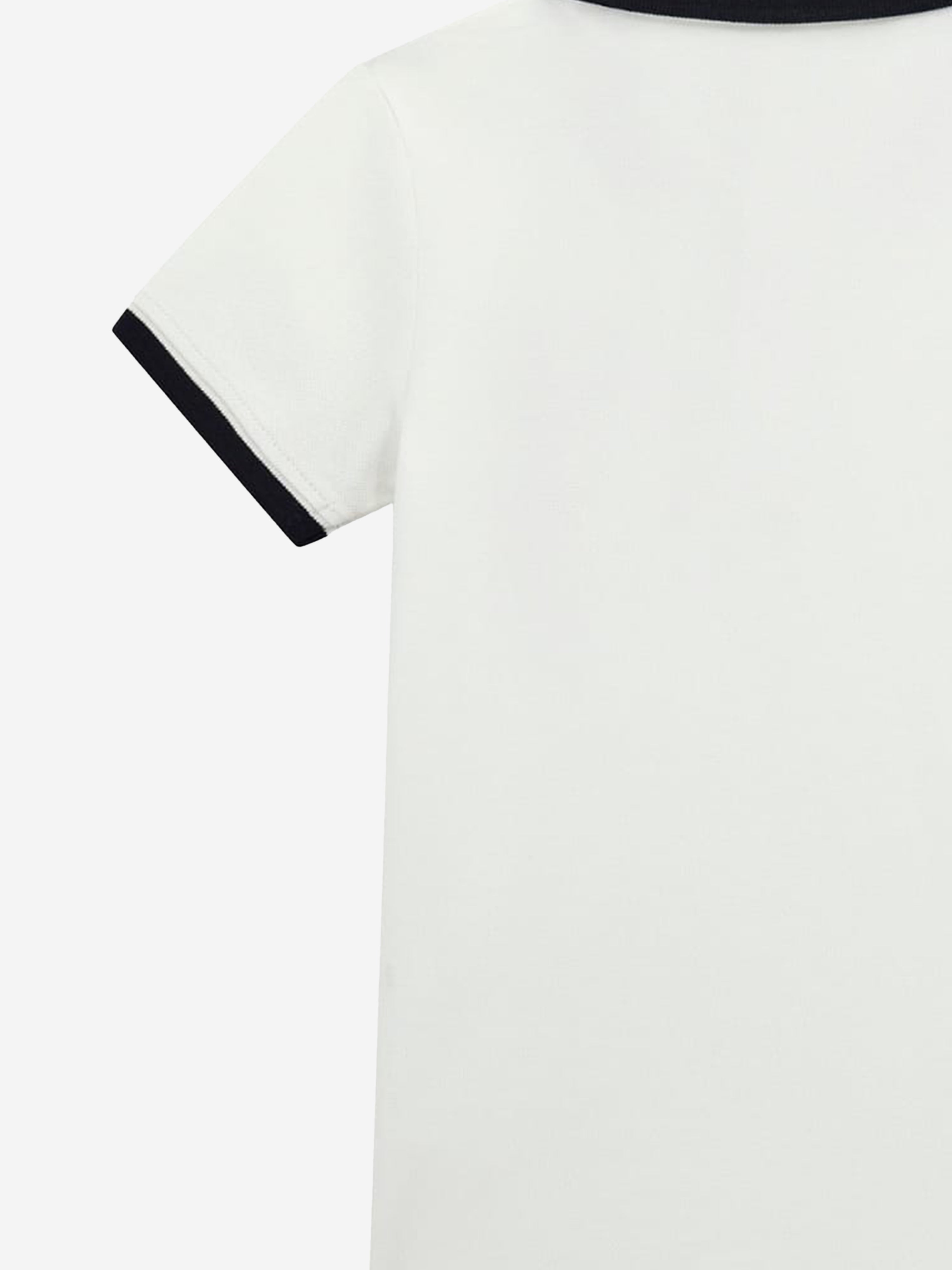 Boys Bear Polo Shirt in White