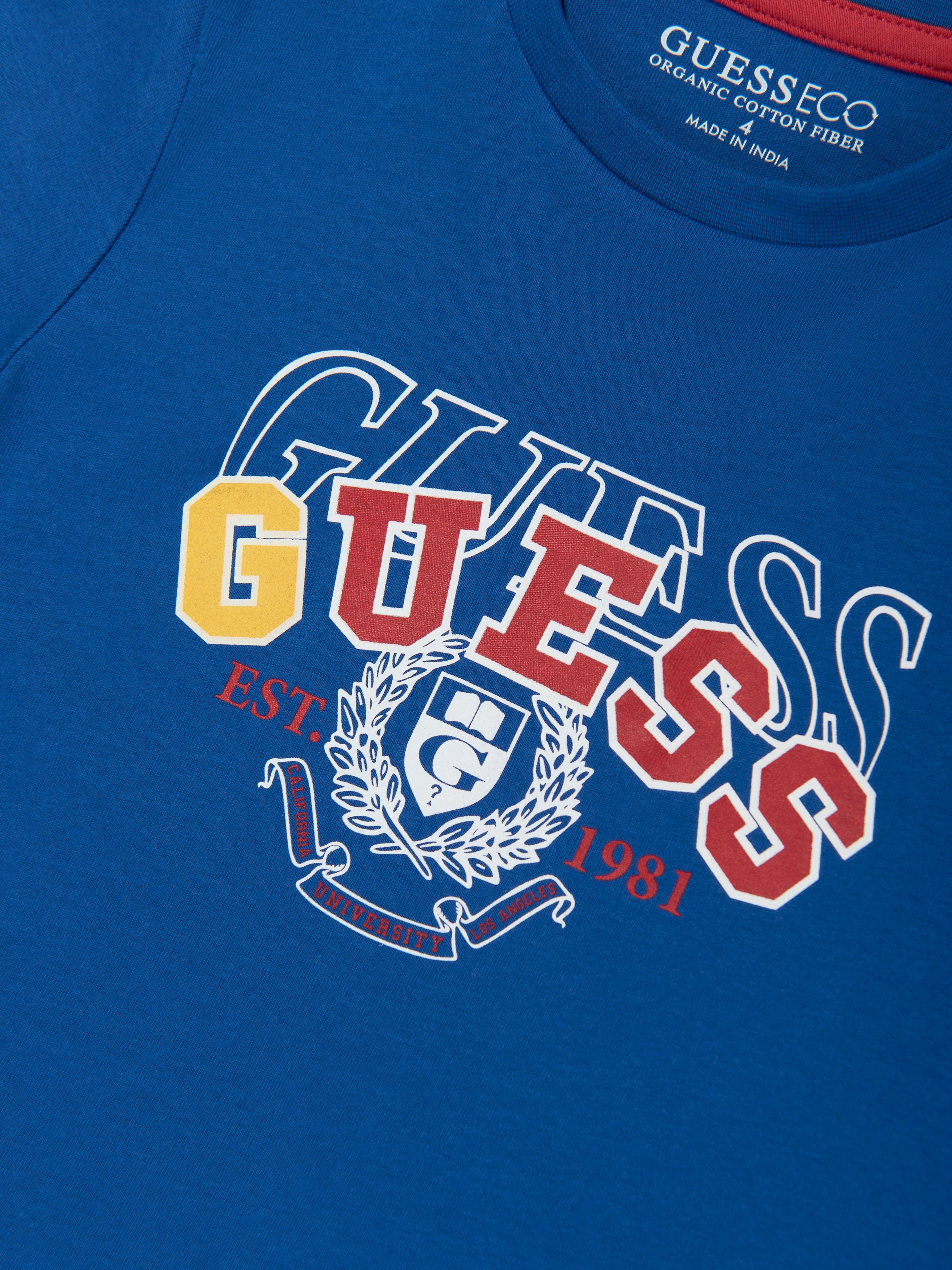 Boys Logo T-Shirt in Blue