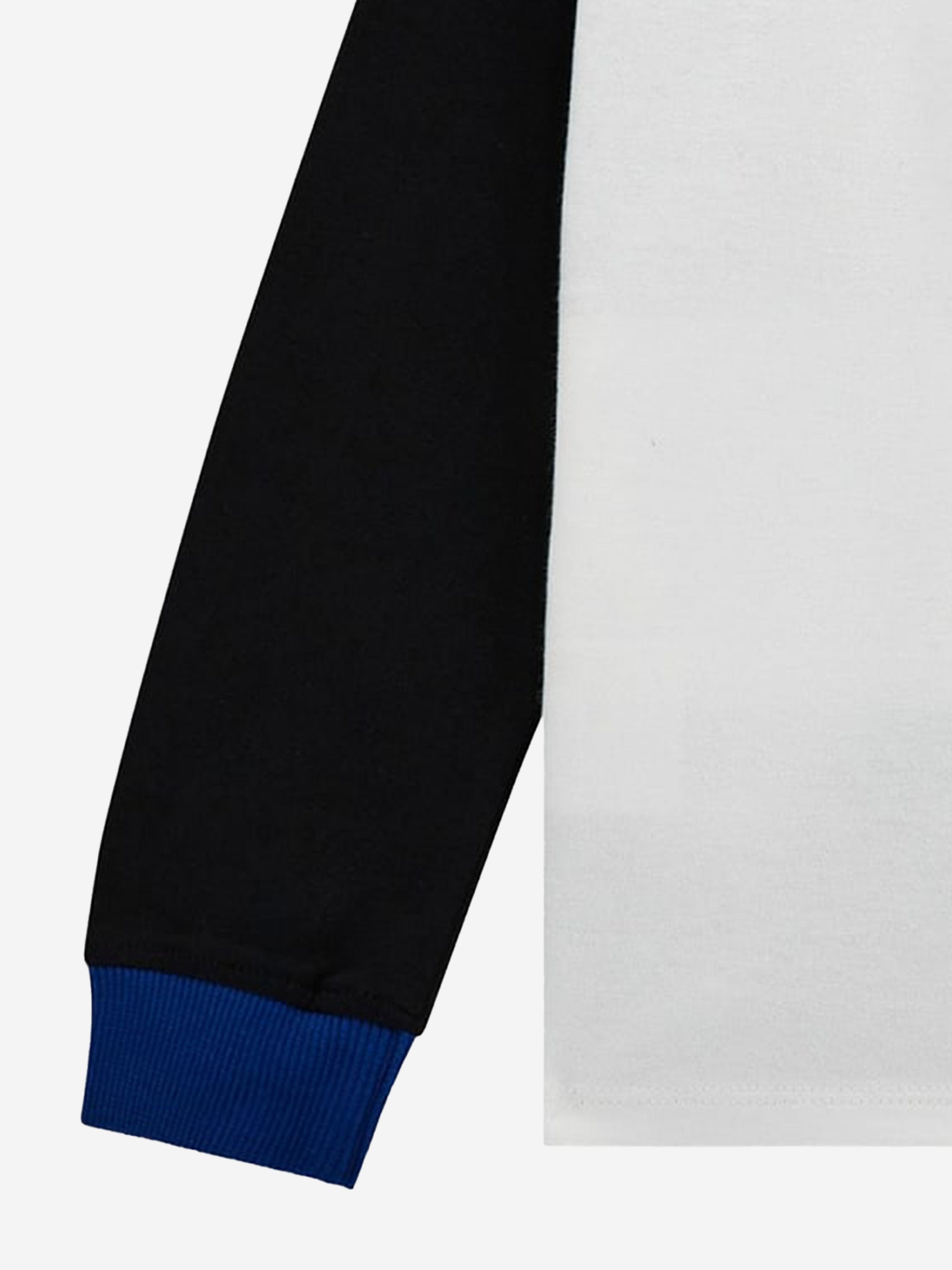 Boys Heavy Jersey Polo Shirt in Blue