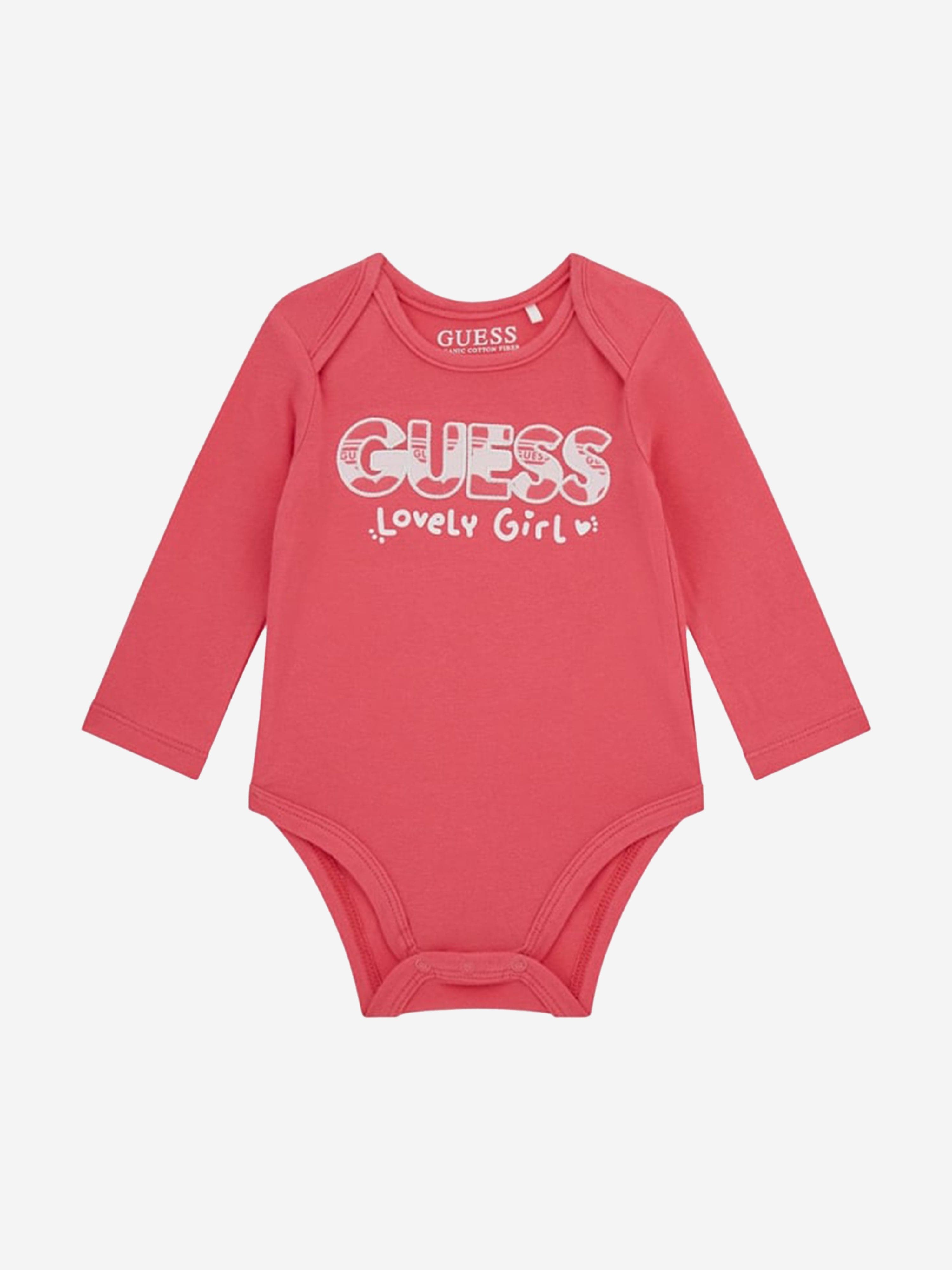 Baby Girls Bodysuit Set in Pink