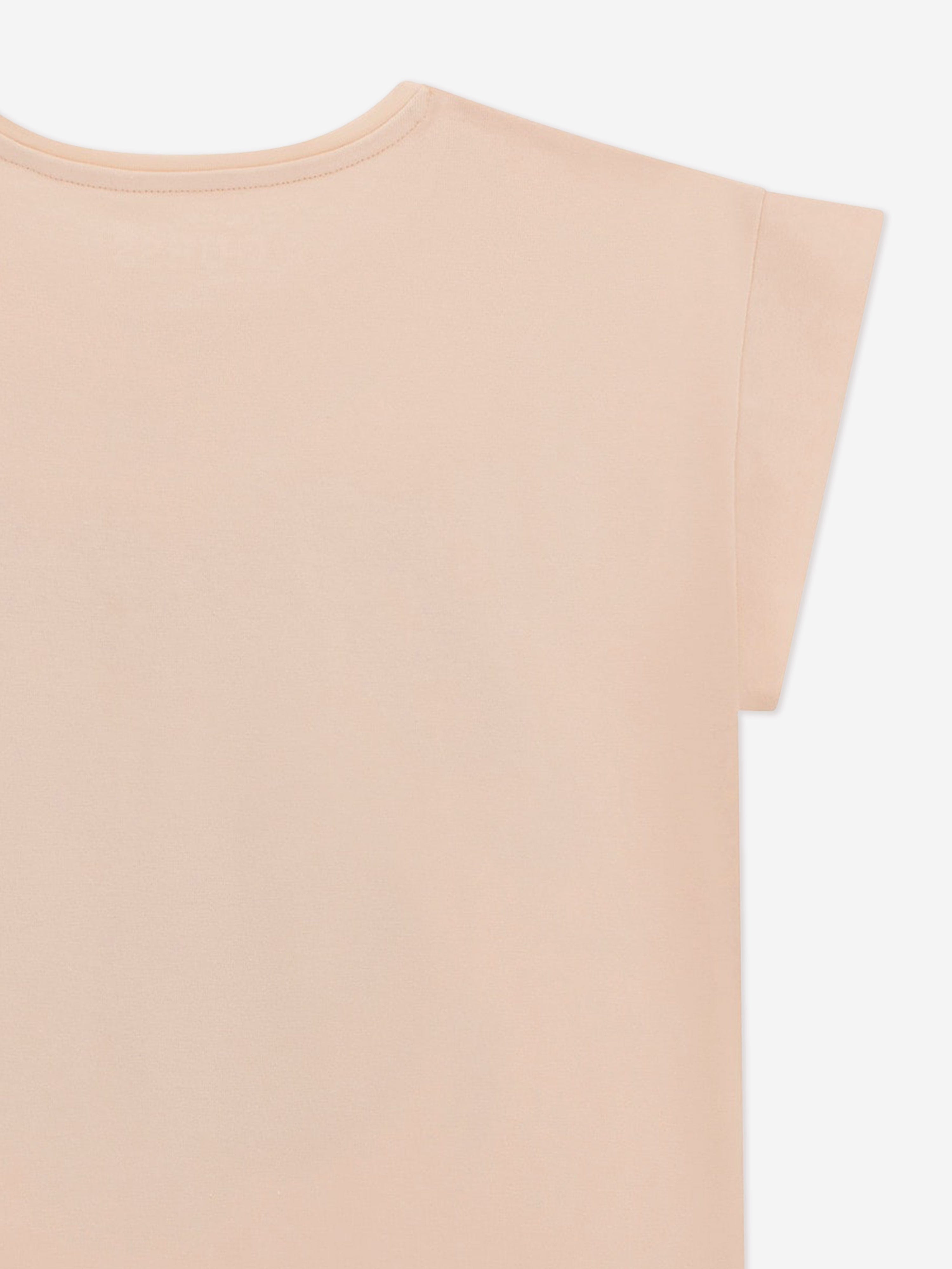 Girls Cherry Midi T-Shirt in Pink