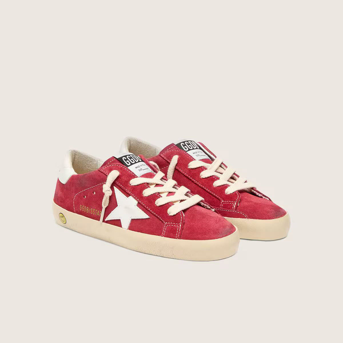 Boys & Girls Red "SUPER-STAR" Shoes