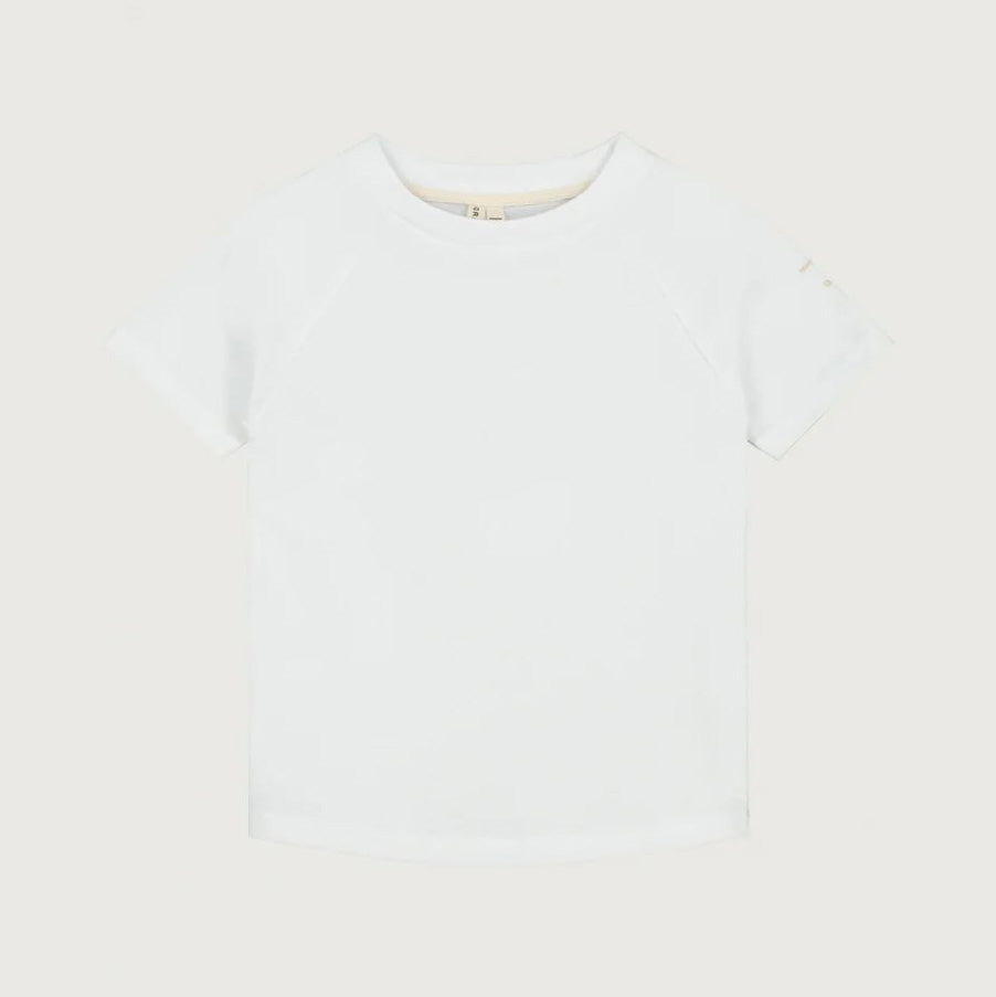 Boys & Girls White Cotton T-Shirt
