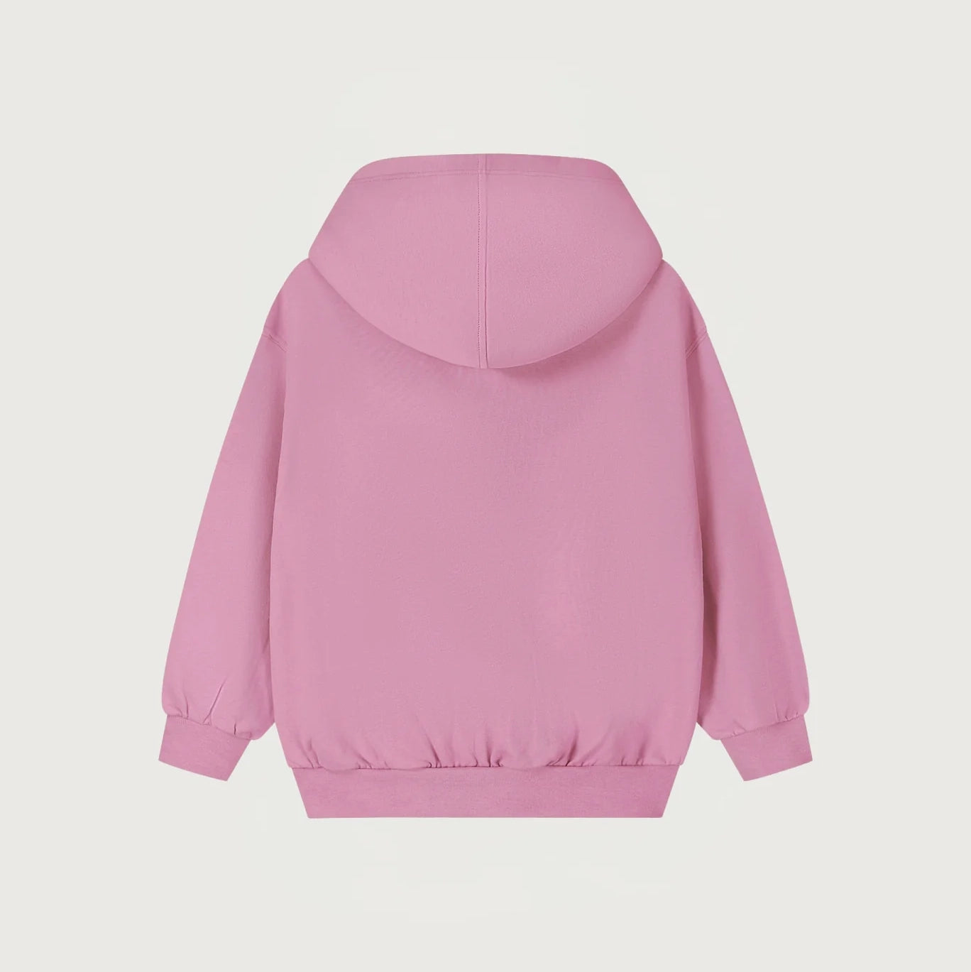 Sweat-shirt à capuche rose en coton pour garçons et filles