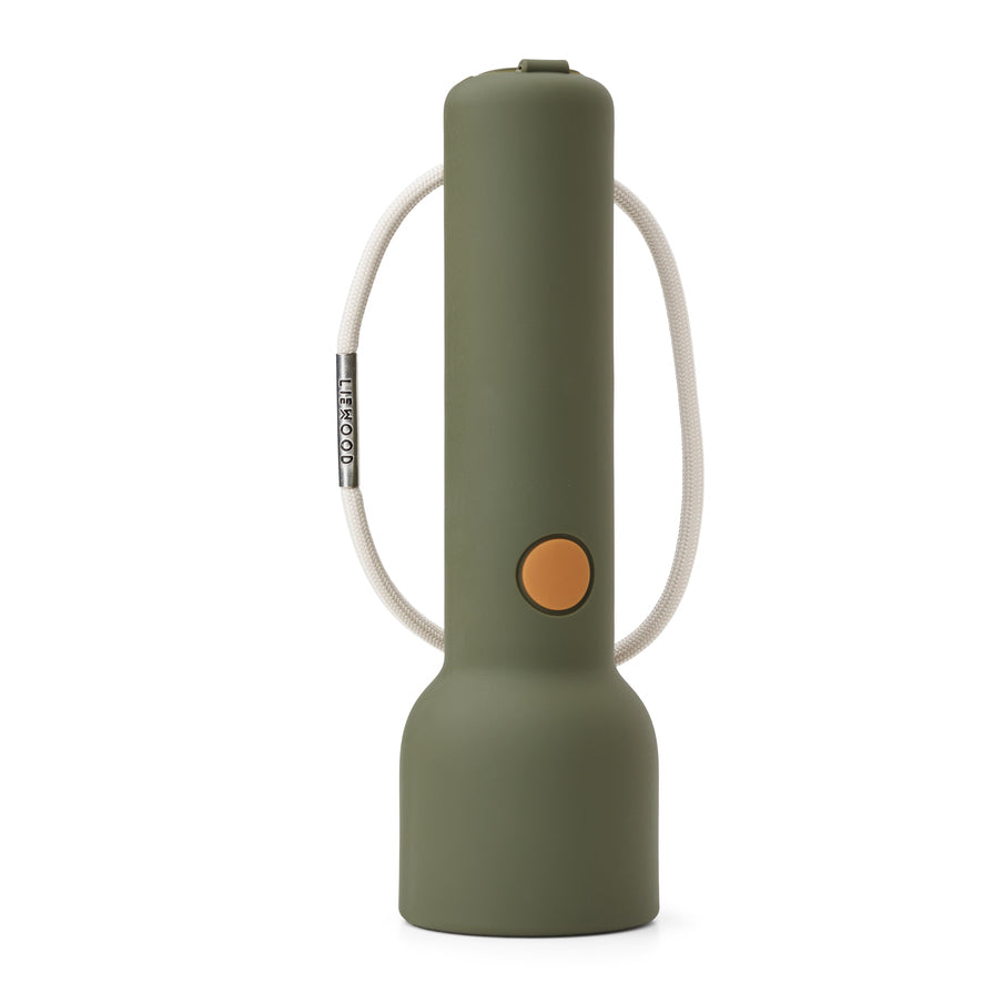Green Silicone Rechargable Flashlight