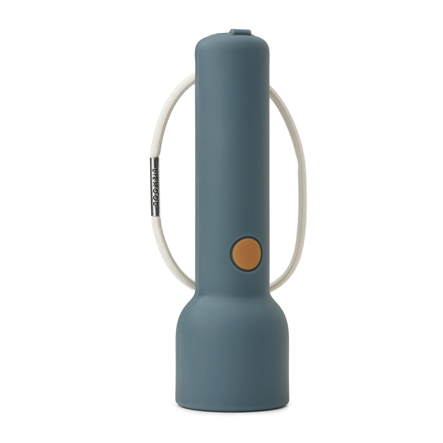 Blue Silicone Rechargable Flashlight