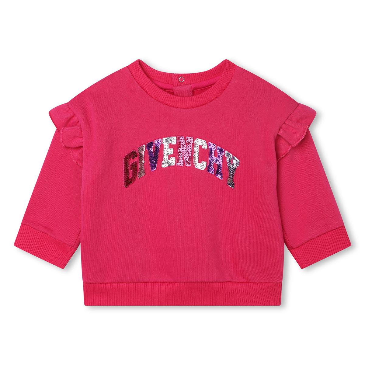Baby Girls Pink Logo Sweatshirt