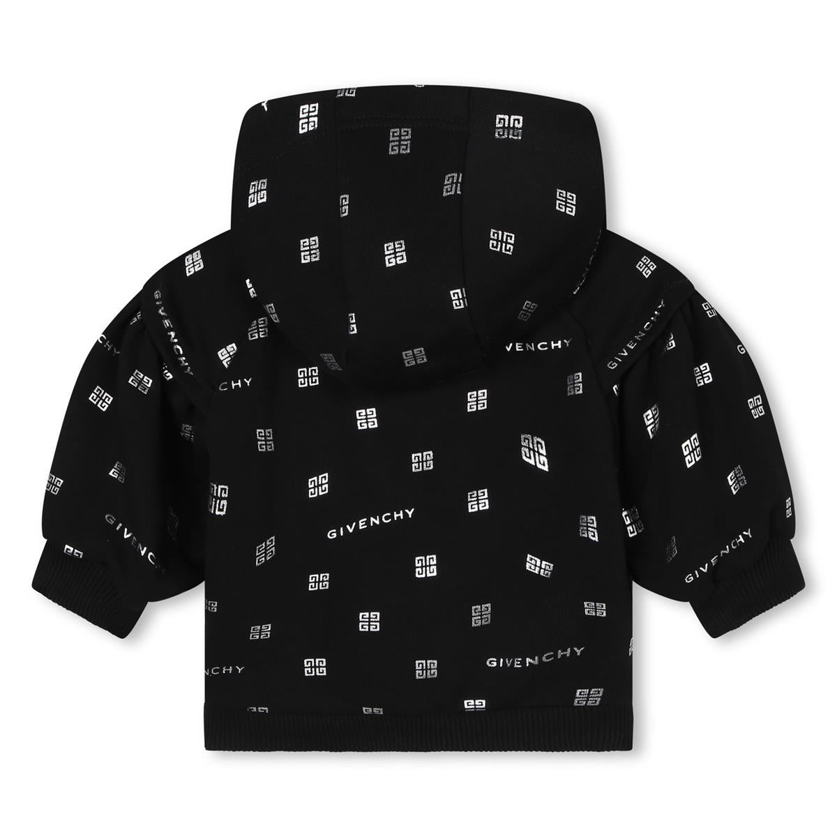 Baby Girls Black Zip-Up Top