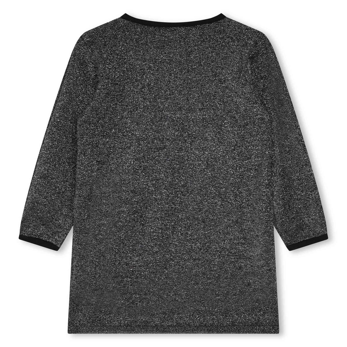 Girls Black Cotton Dress