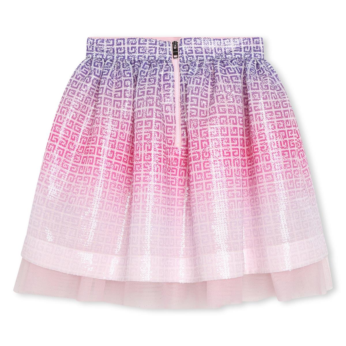 Girls Pink Logo Skirt