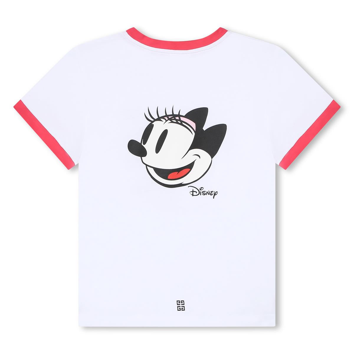 Girls White Logo Cotton T-Shirt