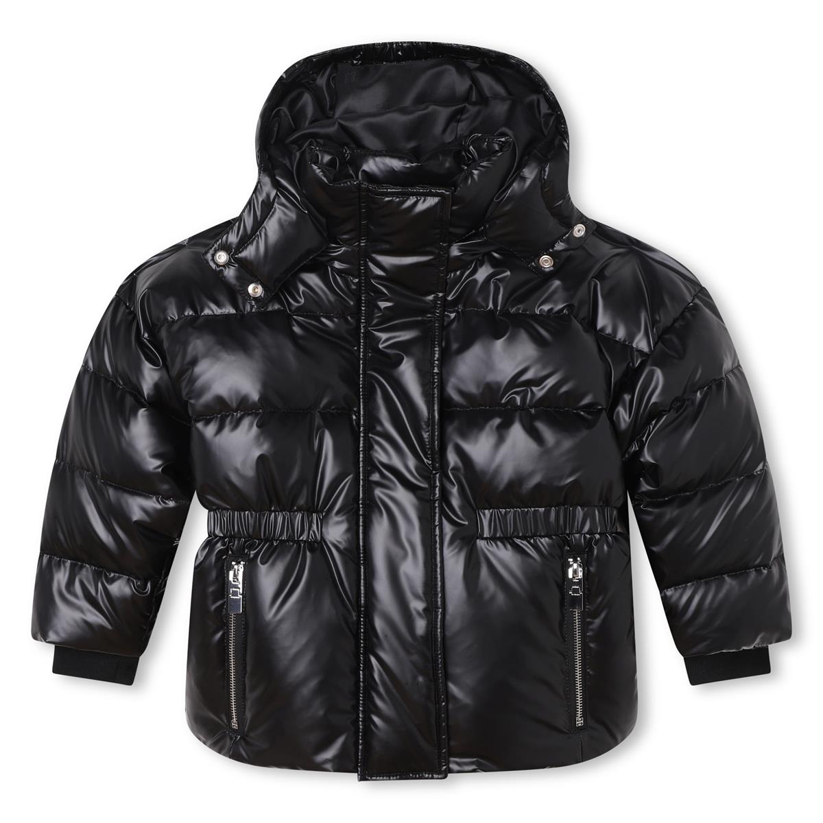 Girls Black Padded Down Jacket