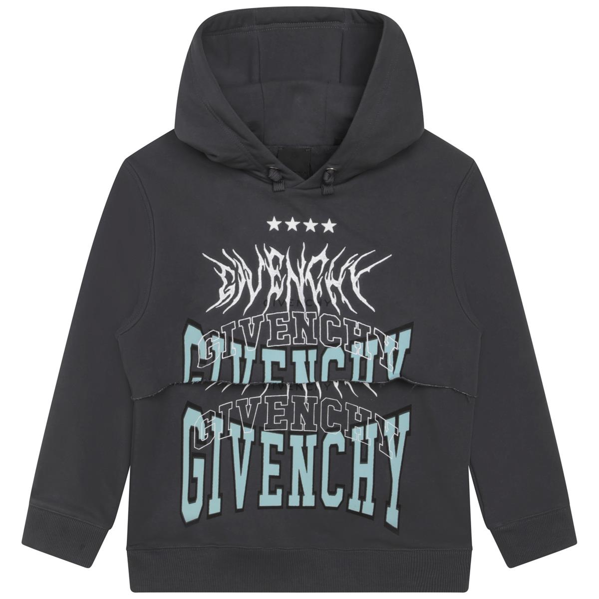 Boys Grey Printed Sweatshirt