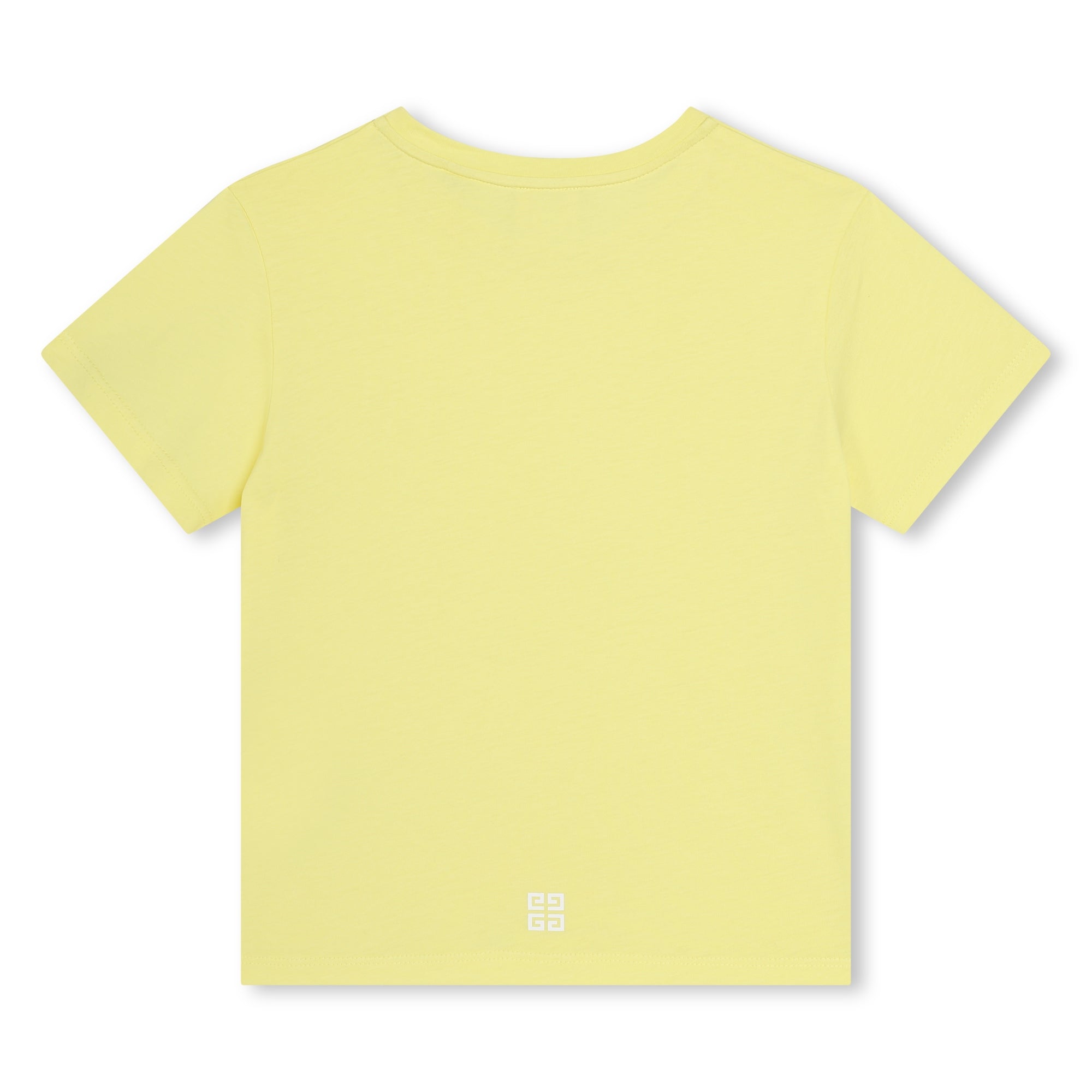 Girls Yellow Logo Cotton T-Shirt