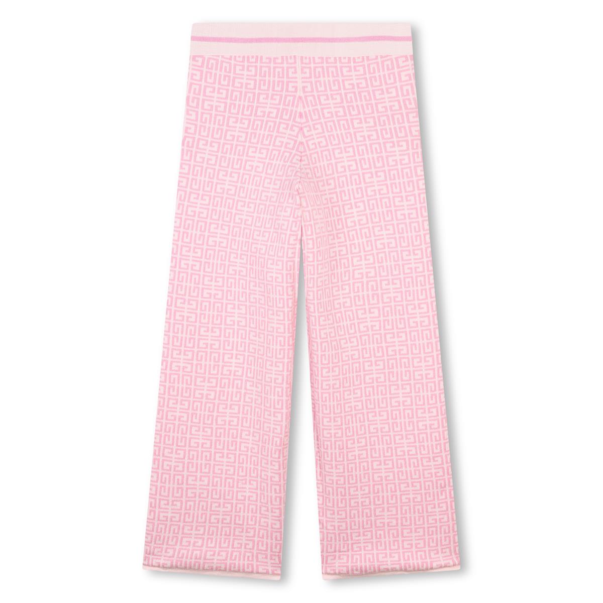 Girls Pink Cotton Trousers