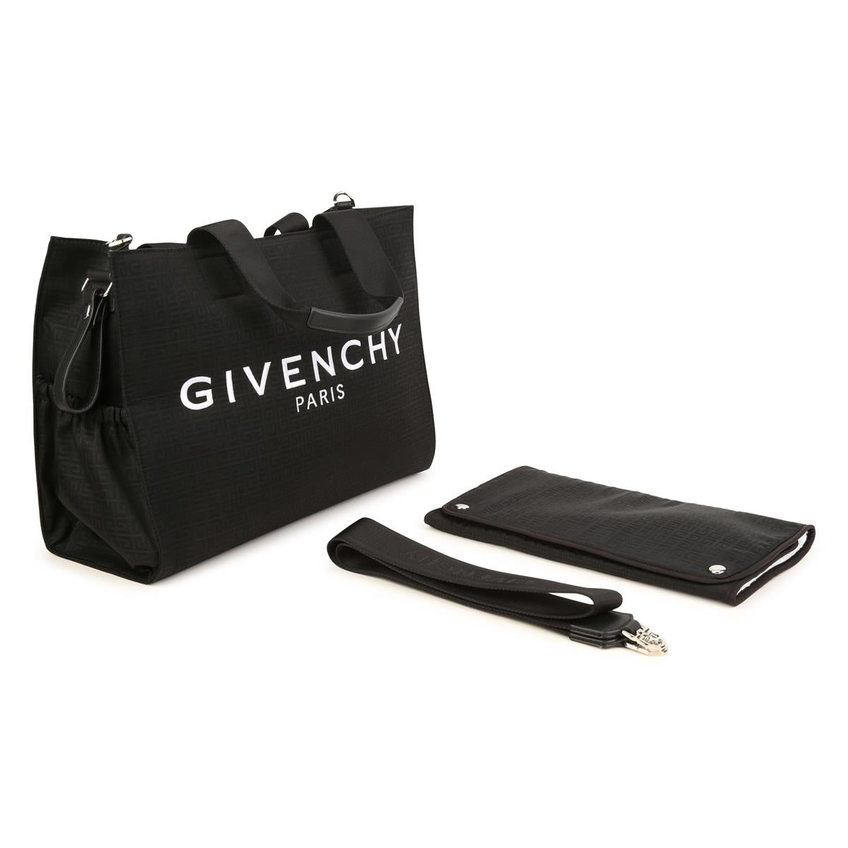 Girls Black Logo Handbag