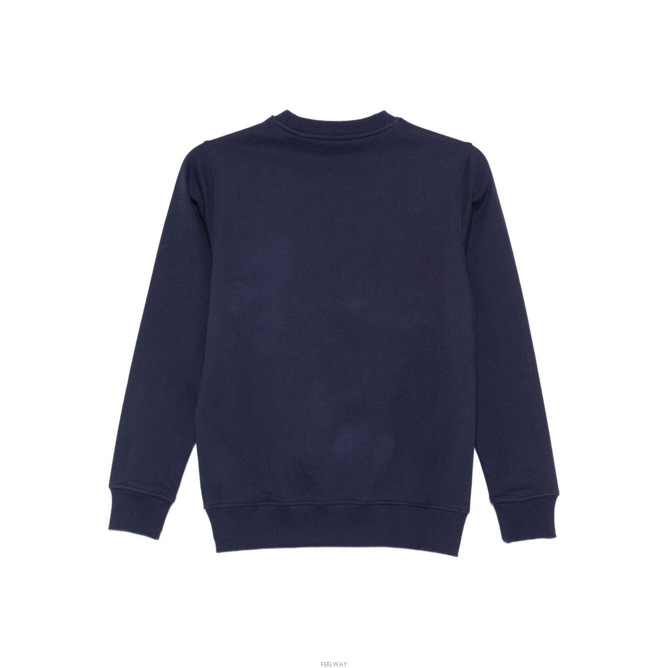 Boys & Girls Navy Bear Printed Cotton Sweatshirt