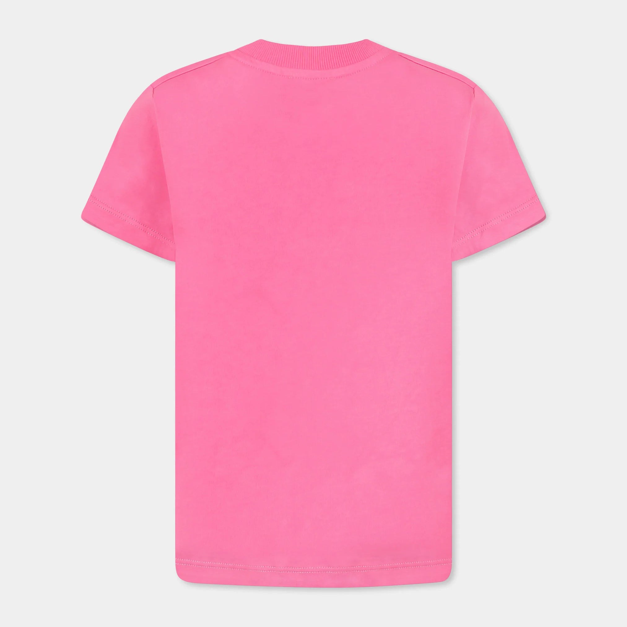 Boys & Girls Pink Printed Cotton T-Shirt