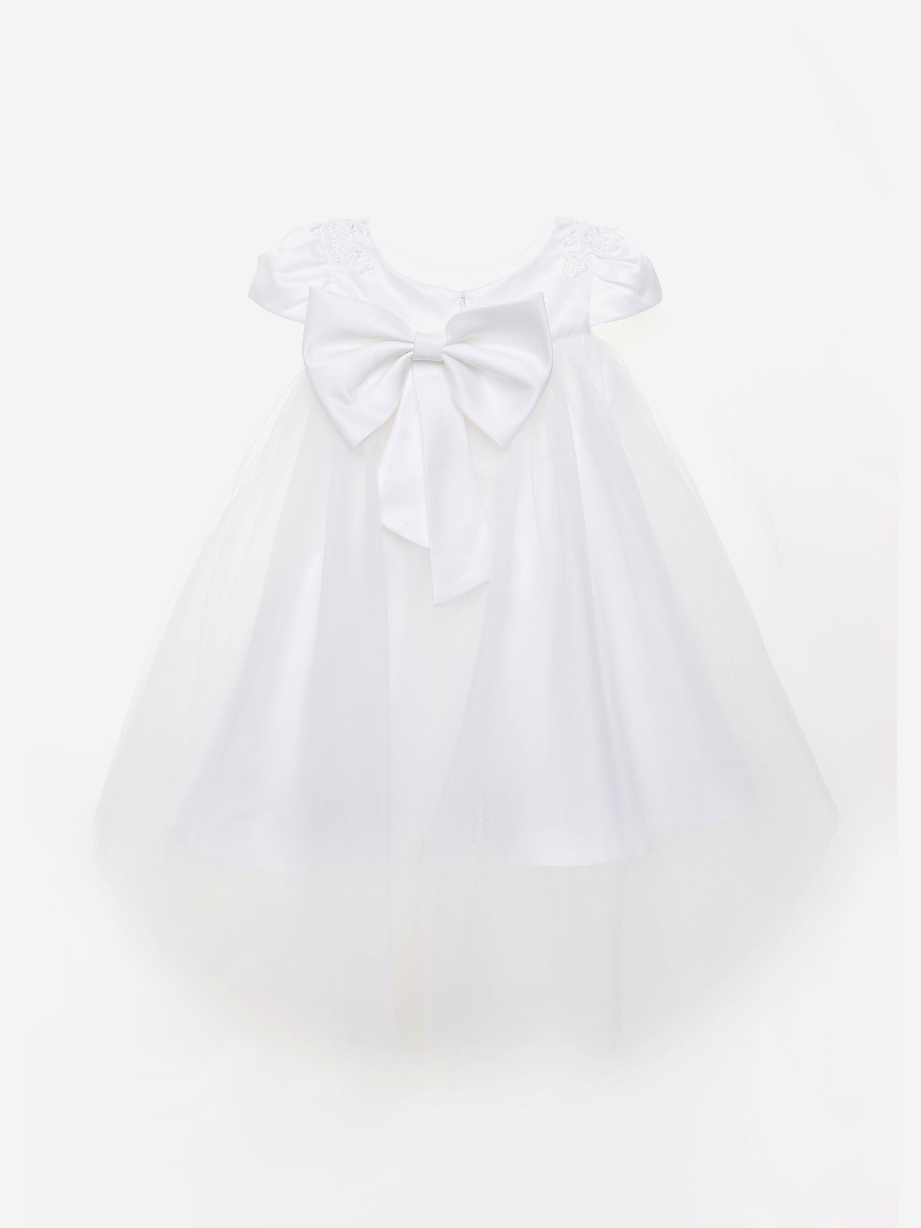 Baby Girls Angelic Dress in White