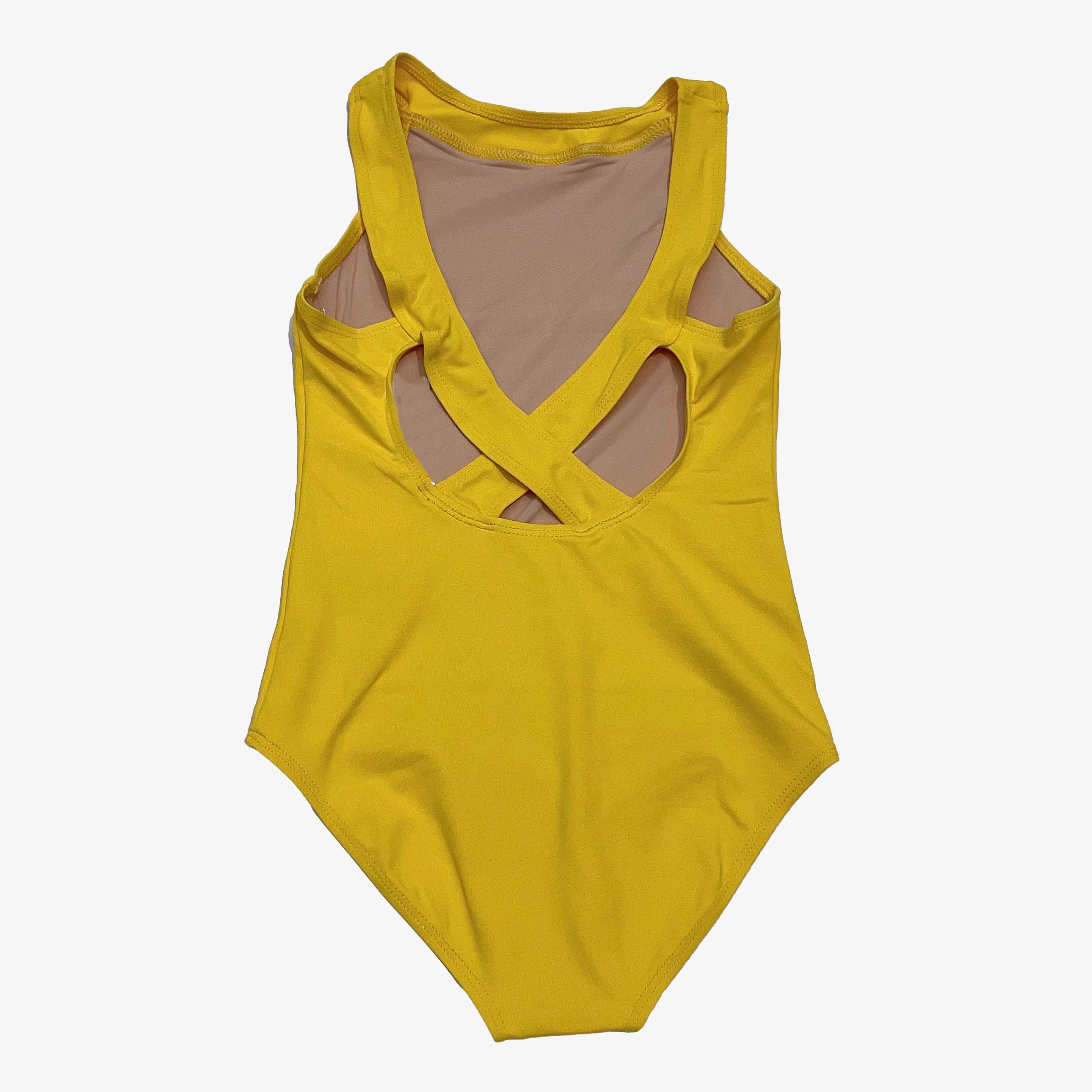 Girls Yellow "Abel" Ballet Onesies(LUB274/YELLOW)