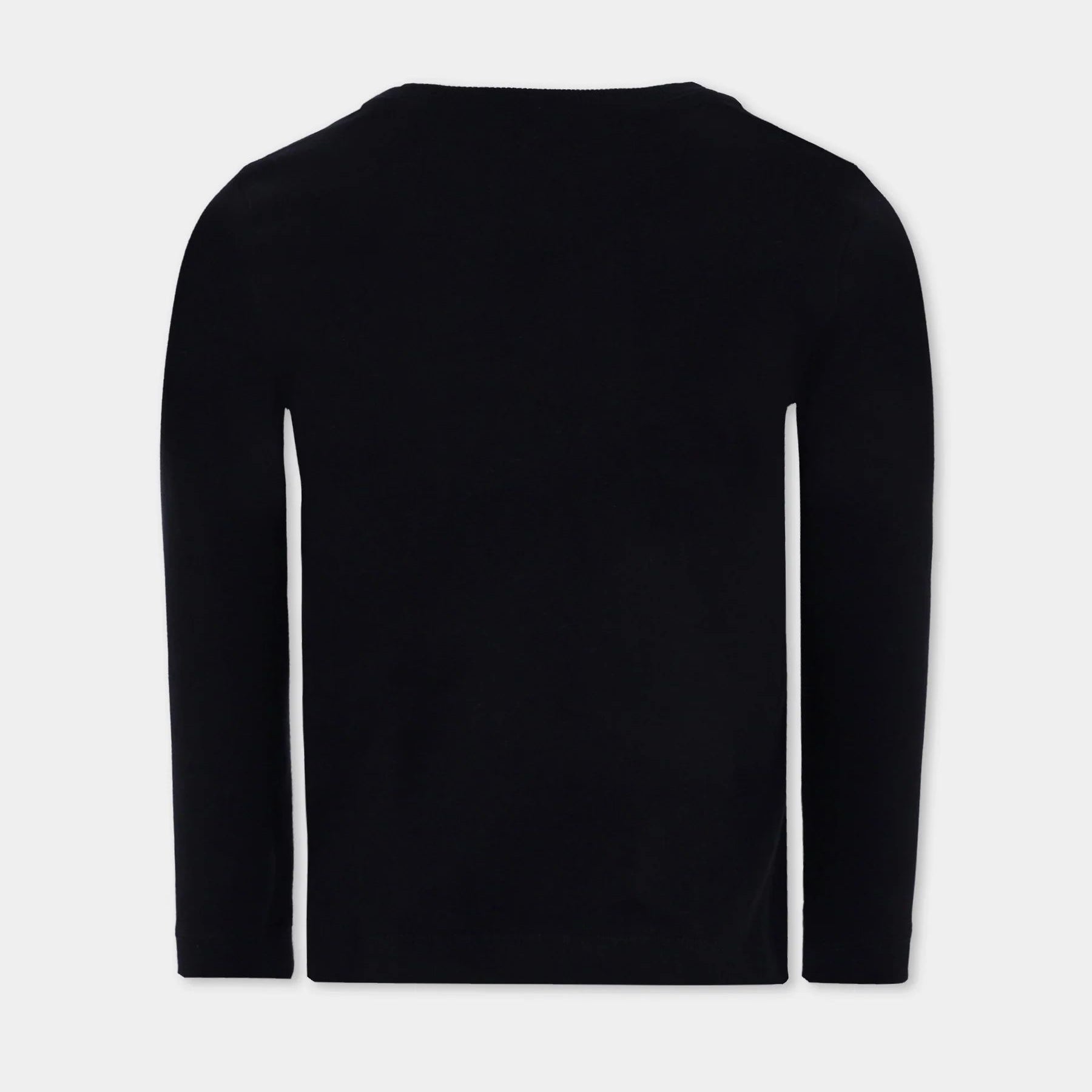 Boys & Girls Black Bear Printed Cotton T-Shirt