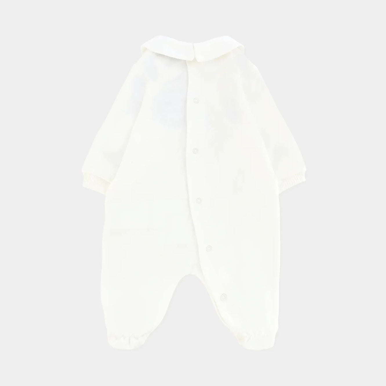 Baby Boys & Girls White Bear Printed Cotton Babysuit Gift