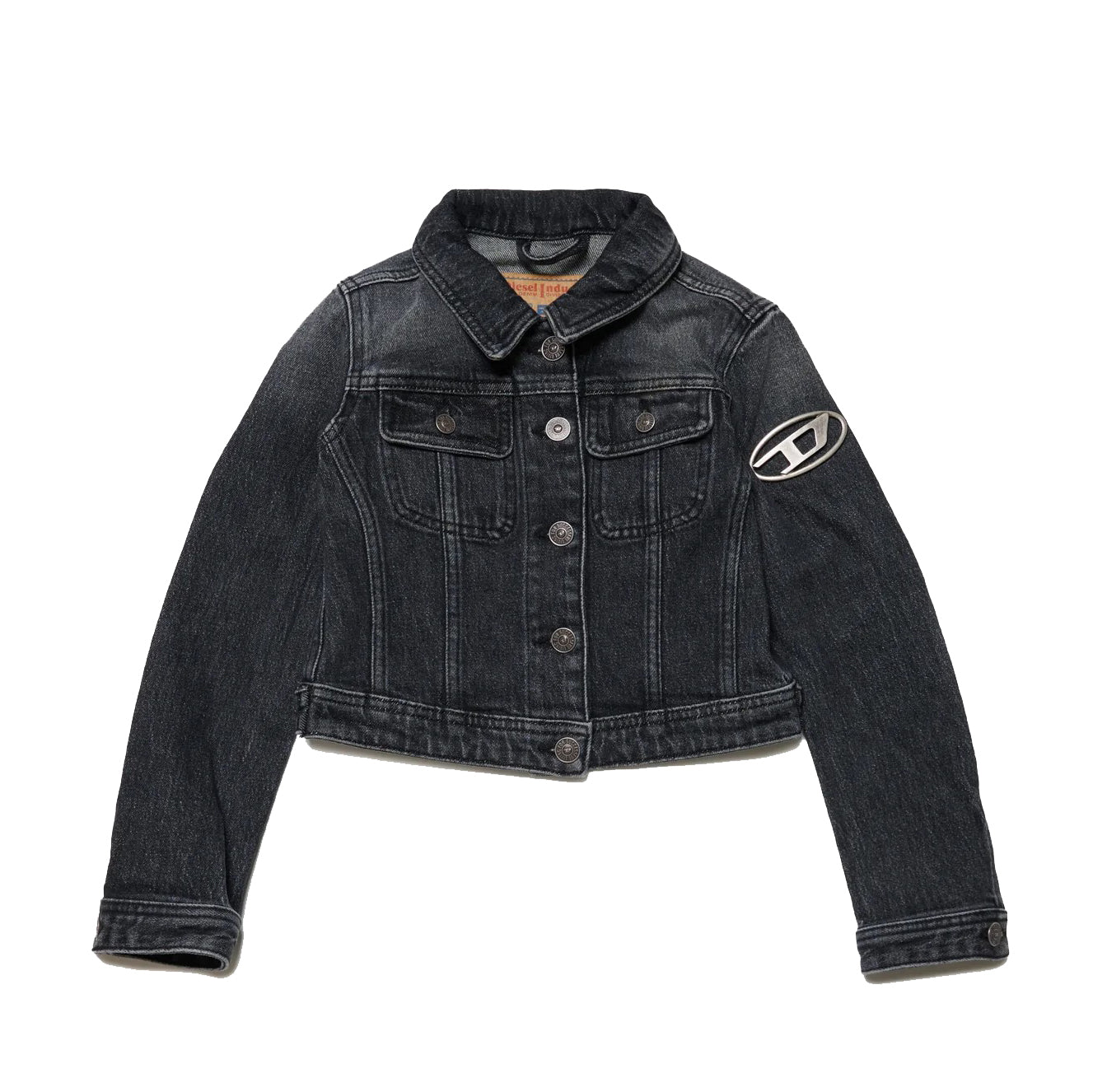 Girls Black Denim Jacket