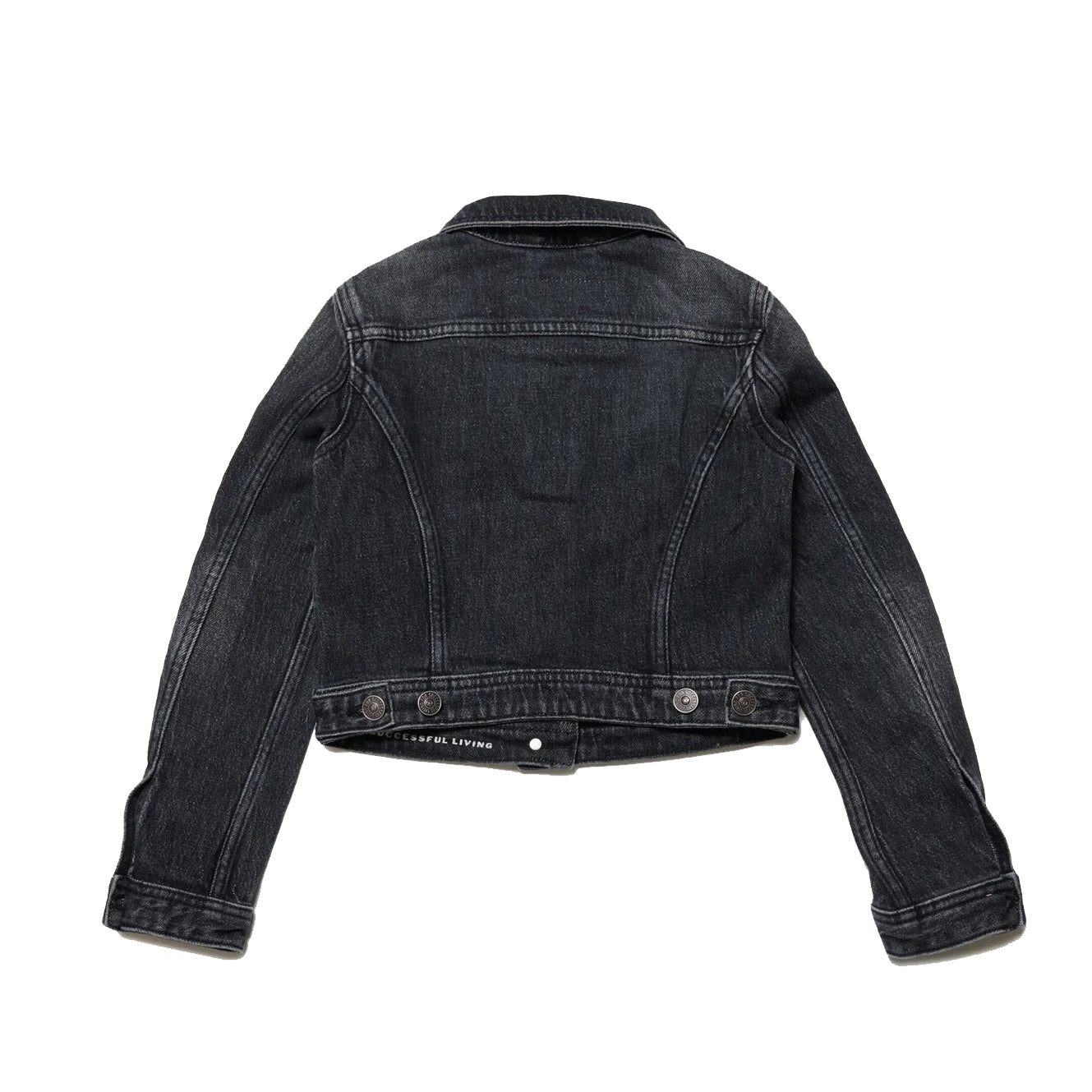 Girls Black Denim Jacket