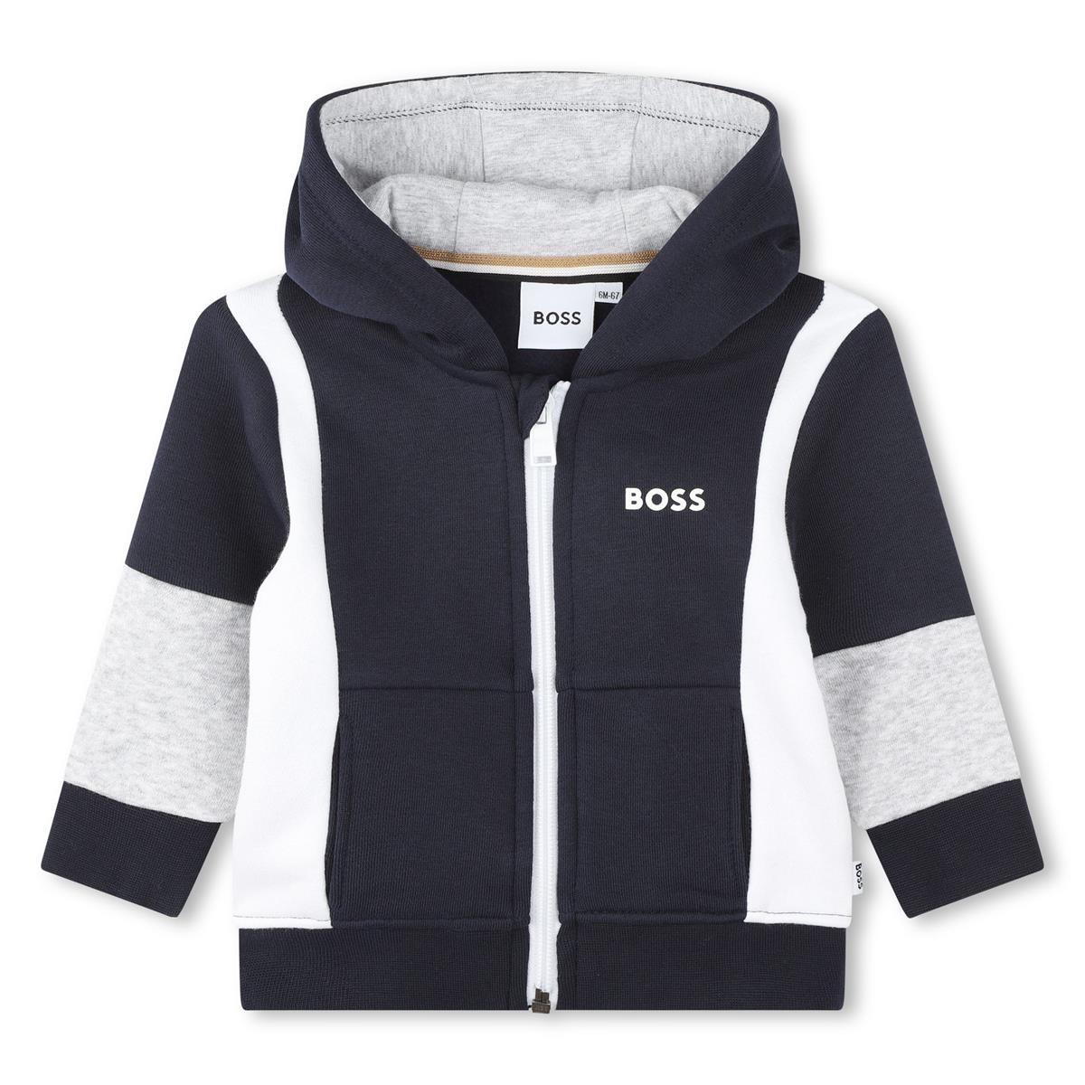 Baby Boys Blue Zip-Up Top