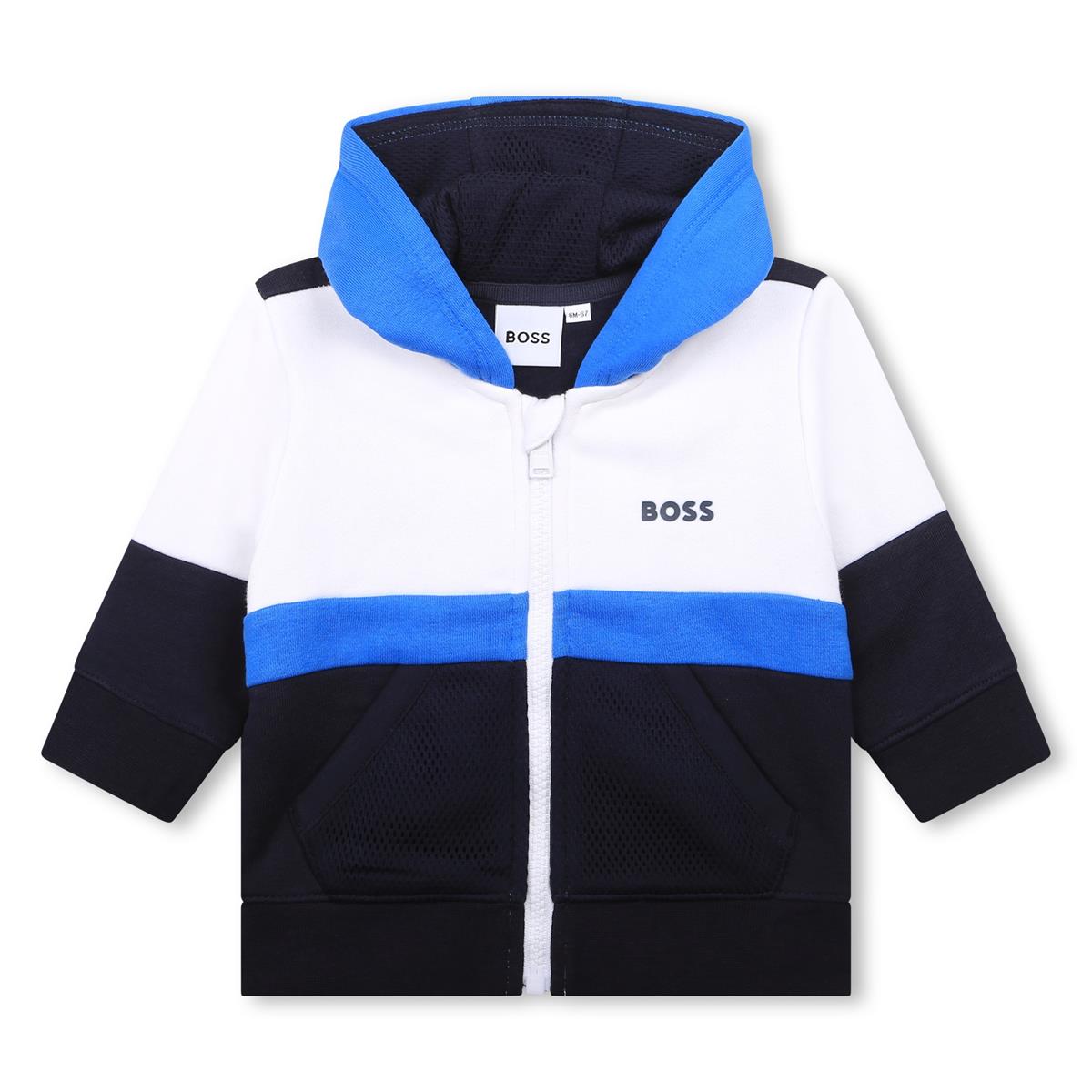 Baby Boys Blue Zip-Up Top