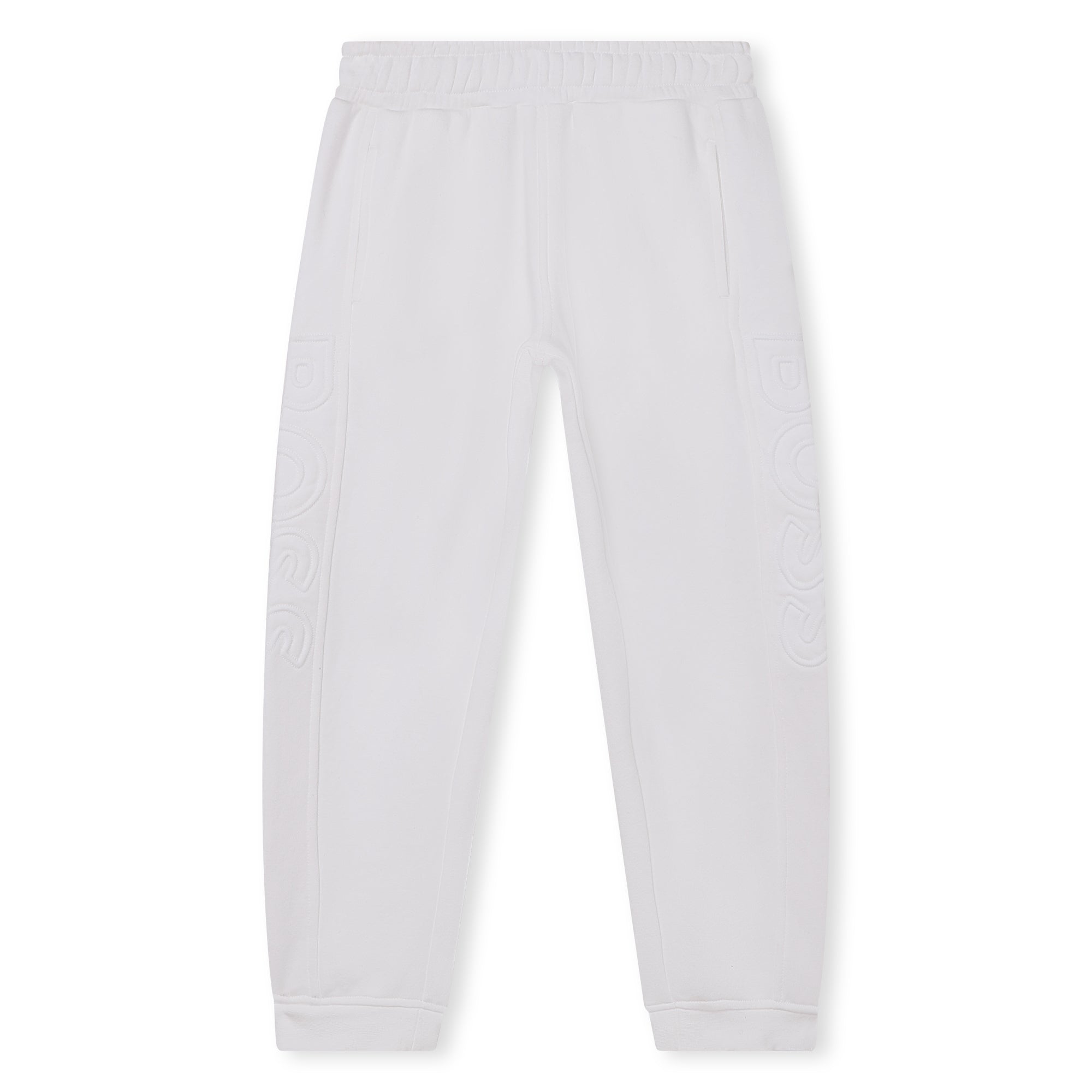 Boys White Cotton Trousers