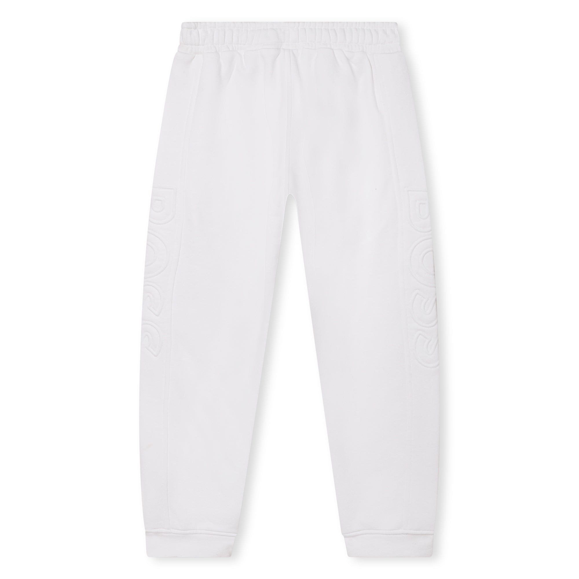 Boys White Cotton Trousers