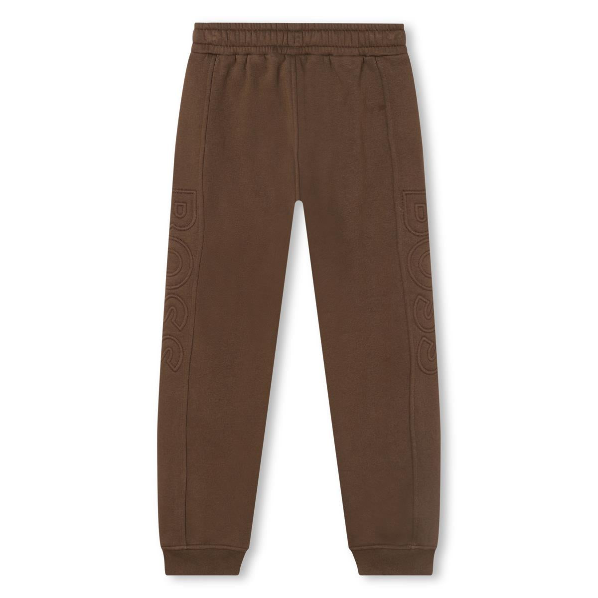 Boys Camel Cotton Trousers