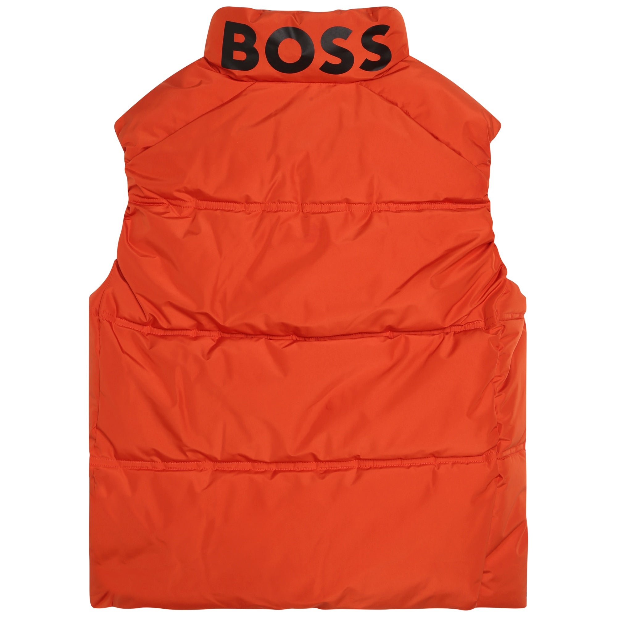 Boys Orange Padded Gilet