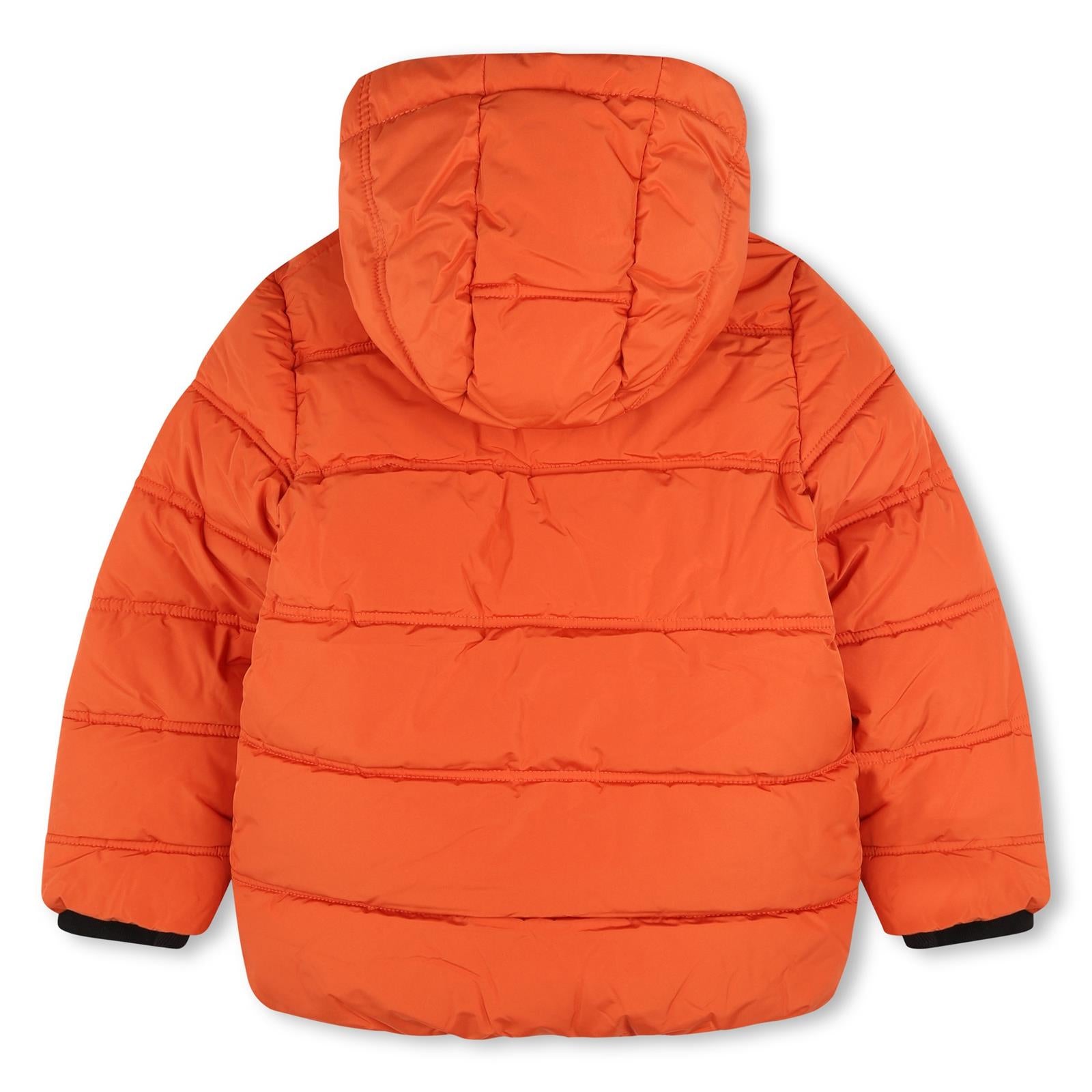 Boys Orange Padded Jacket