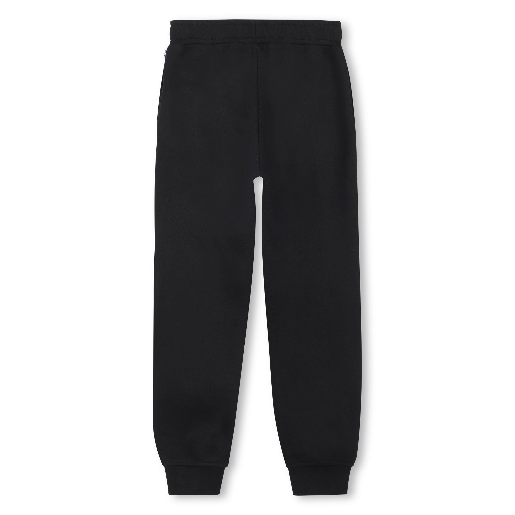 Boys Black Cotton Trousers