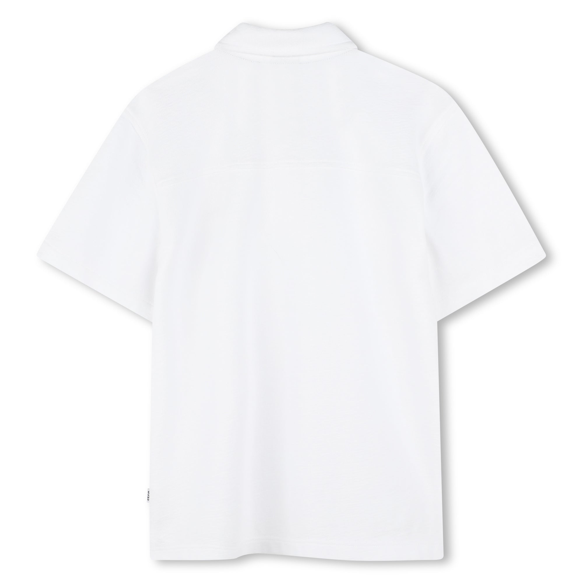 Boys White Cotton T-shirt