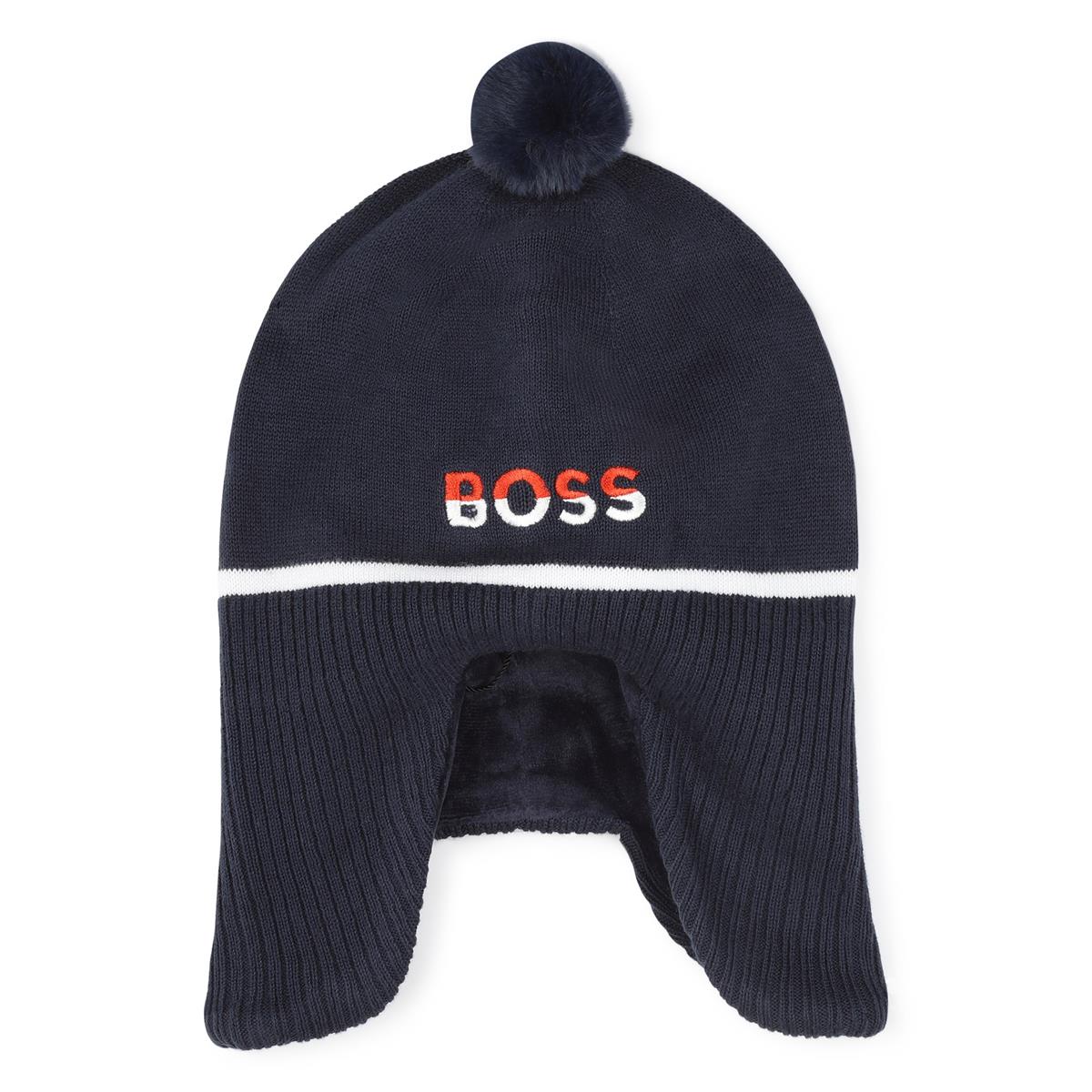 Boys Navy Logo Hat