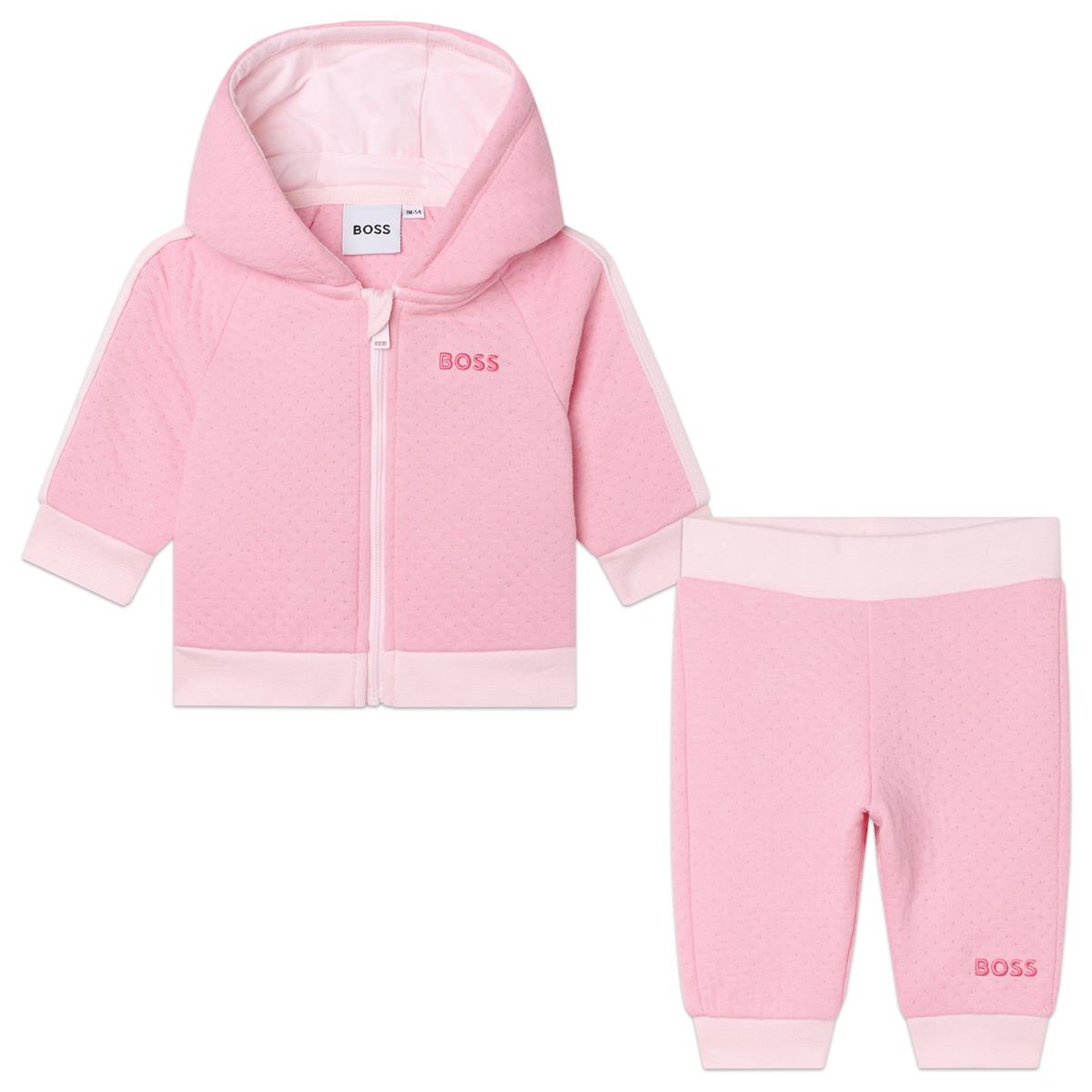 Baby Girls Pink Cotton Set