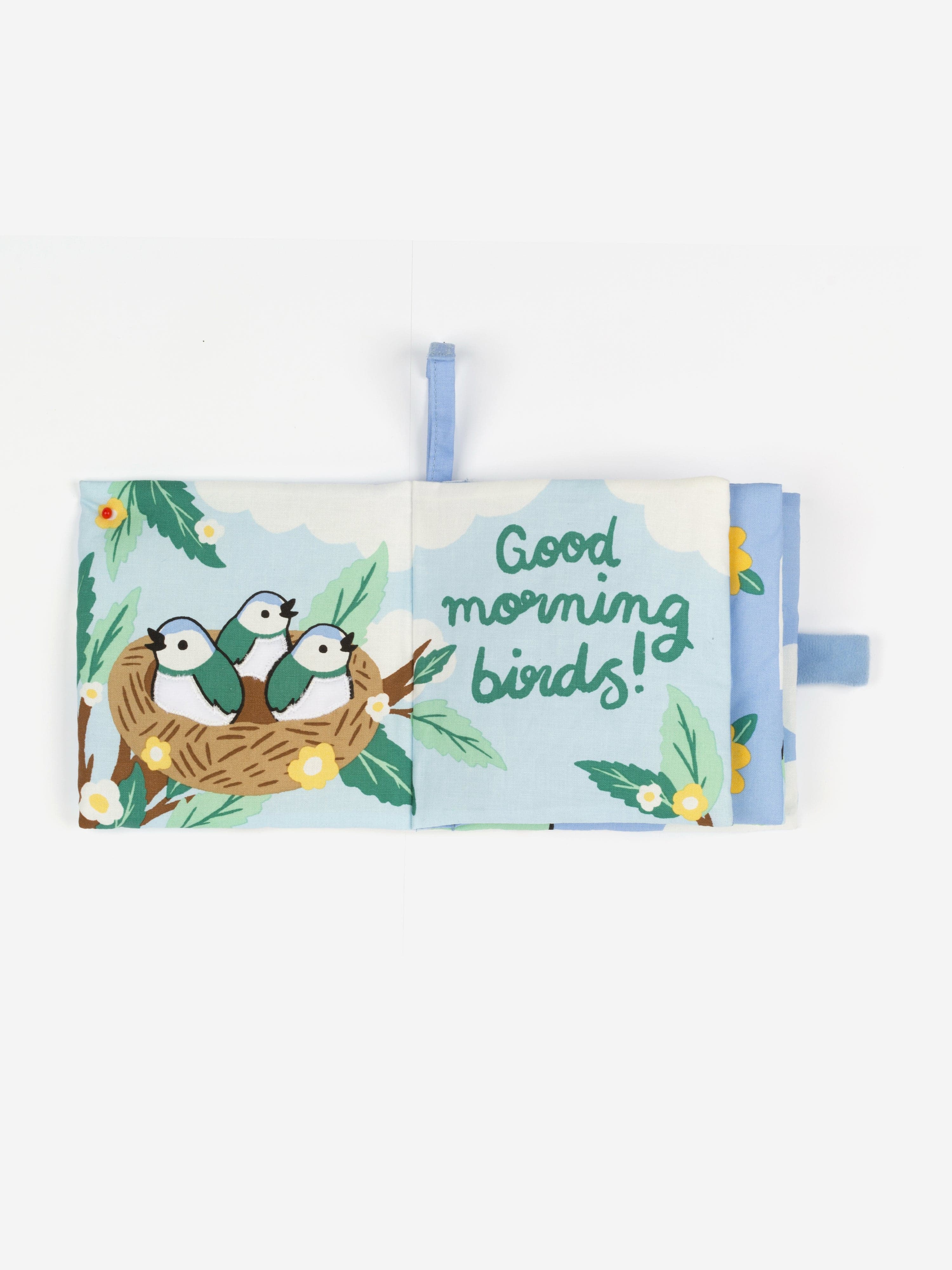 Hello Sun Fabric Book in Blue