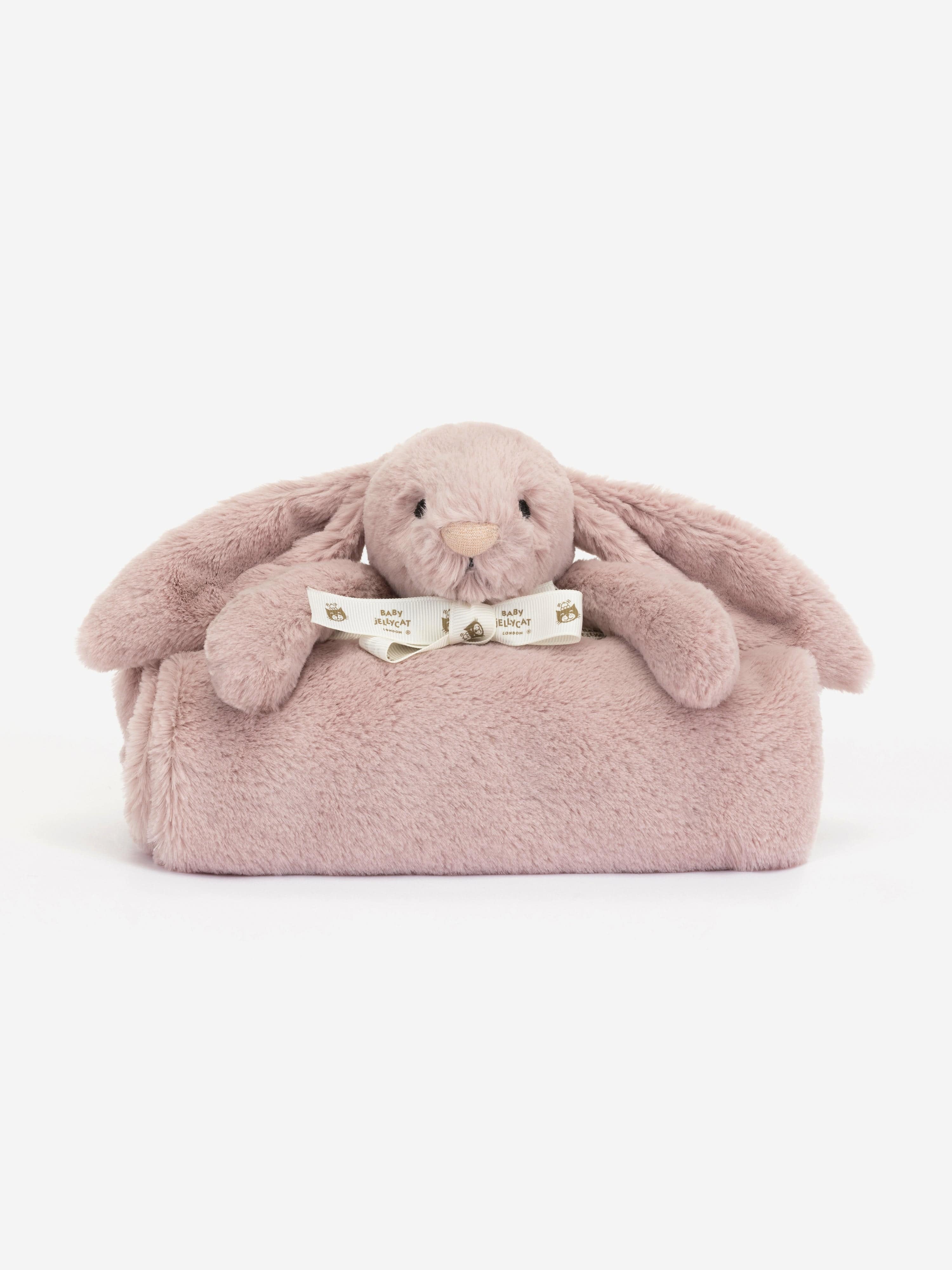Bashful Luxe Rosa Bunny Blanket in Purple (70 CM)