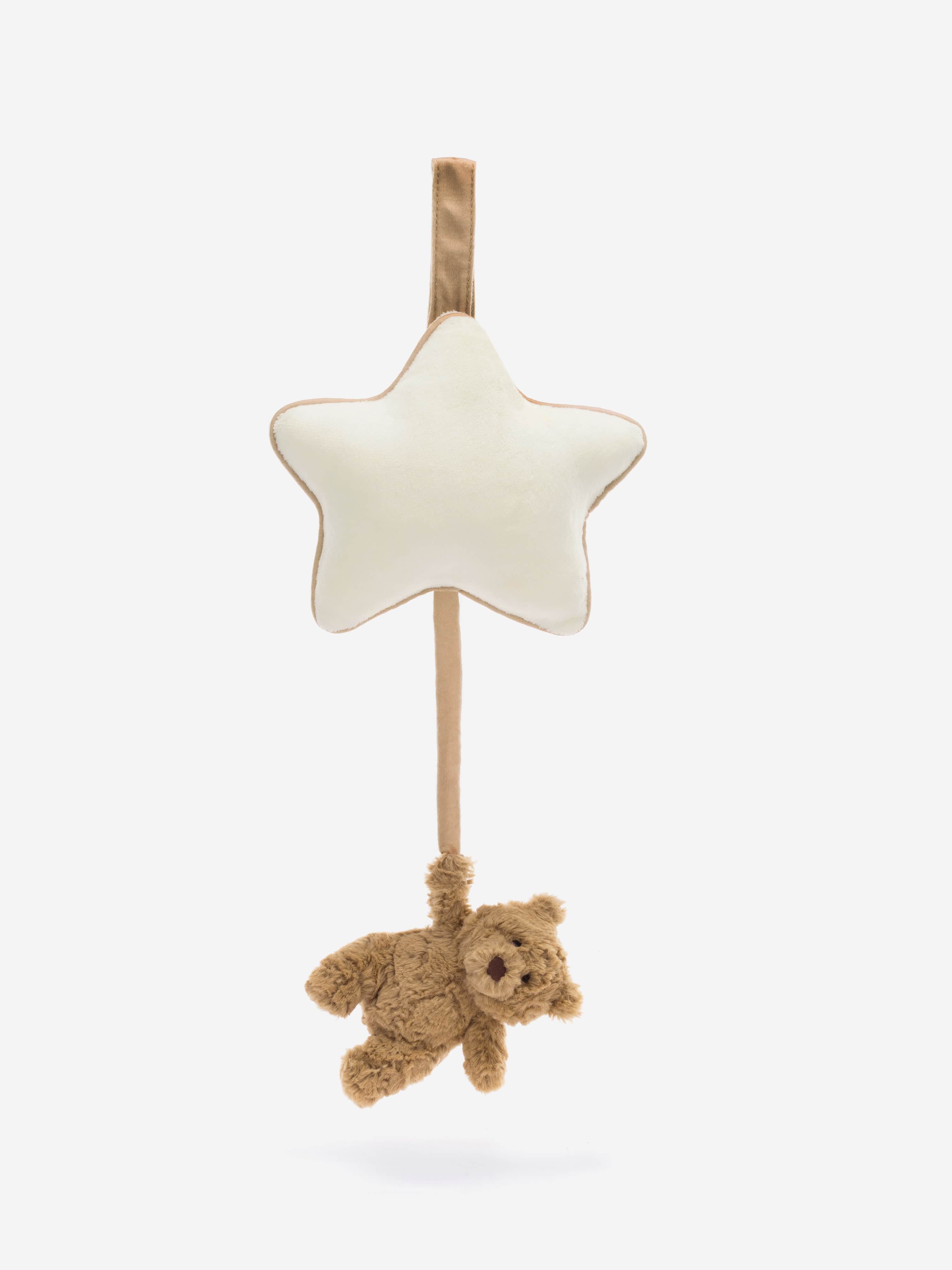 Bartholomew Bear Musical Pull in Brown (30 CM)