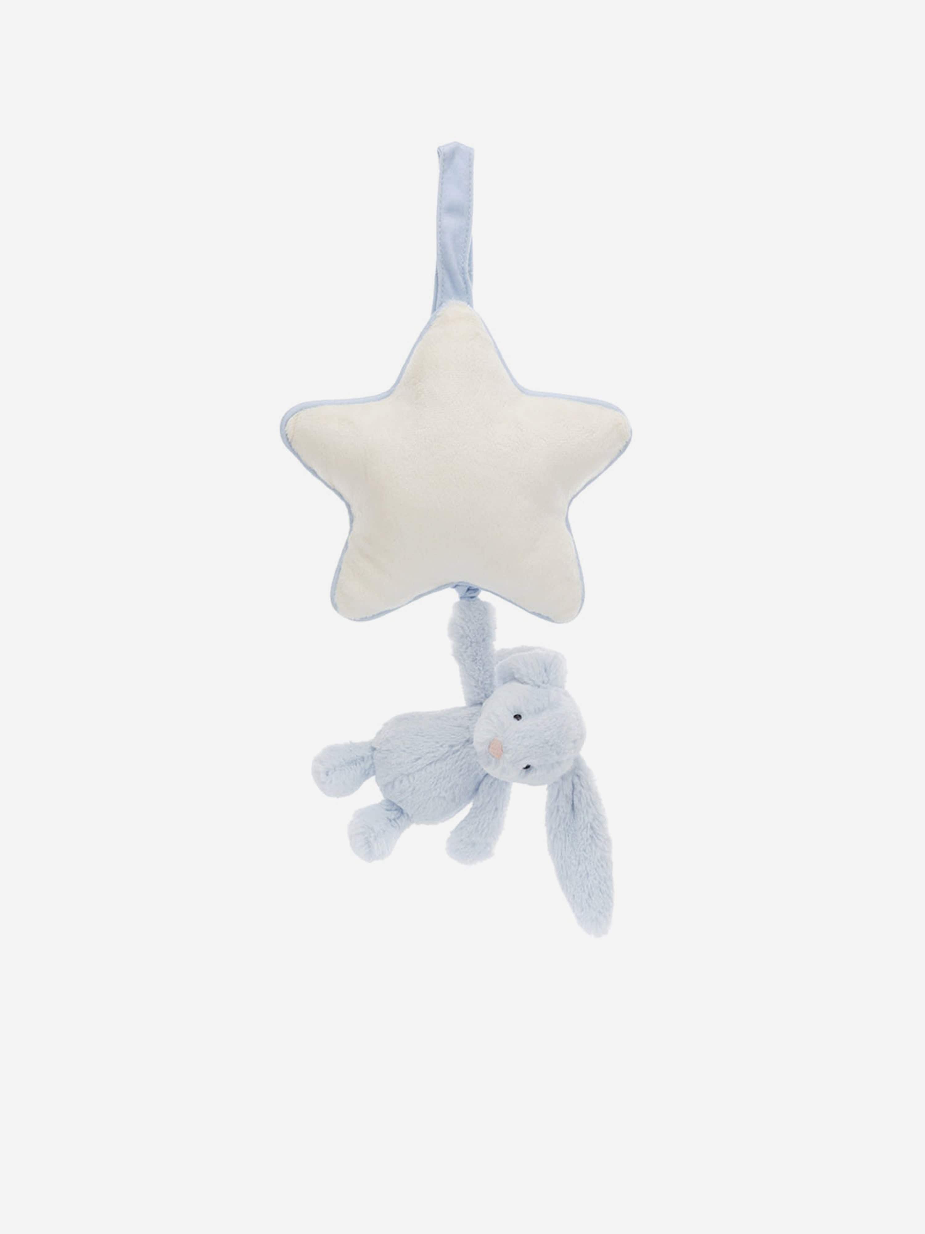Bashful Bunny Musical Pull in Blue (30 CM)