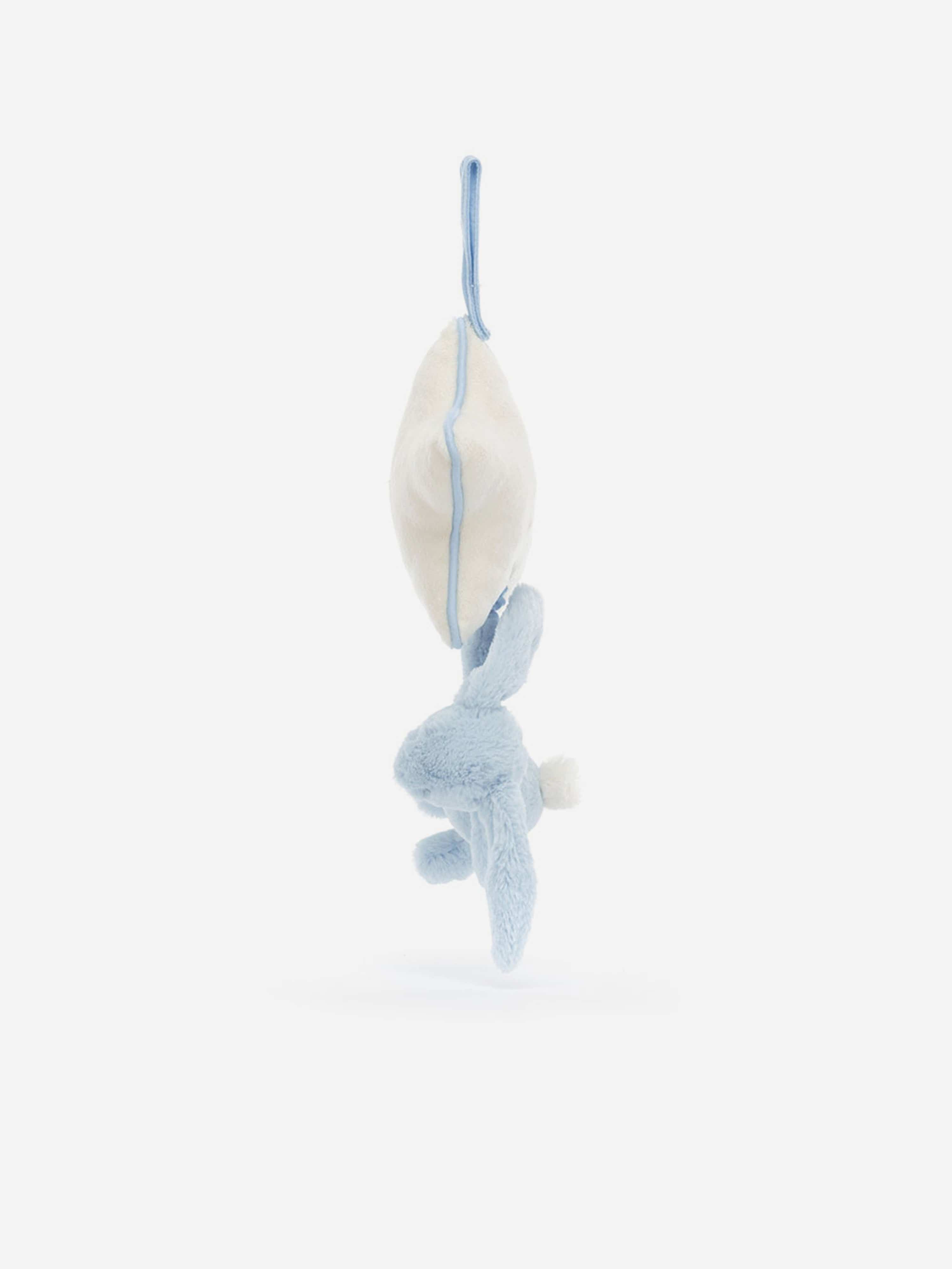 Bashful Bunny Musical Pull in Blue (30 CM)