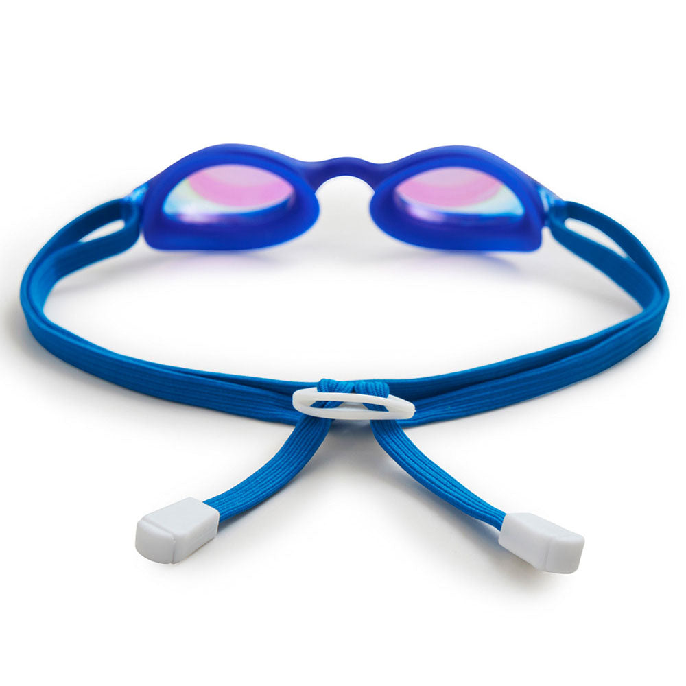 Lunettes de natation en caoutchouc bleu pour garçons et filles (JERRY-GDBL)
